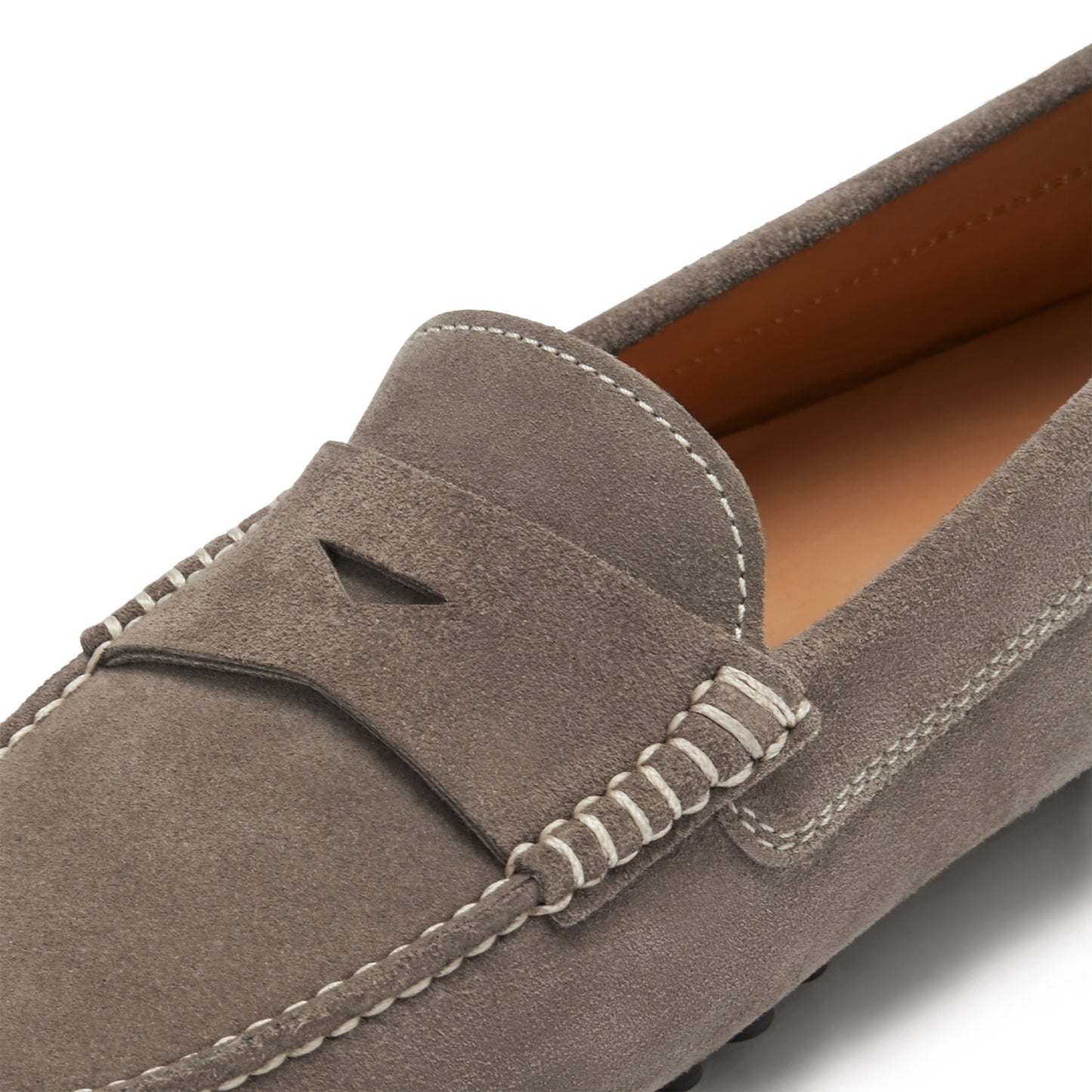 Vendôme Marie taupe suede moccasins -  - Isabel Bernard