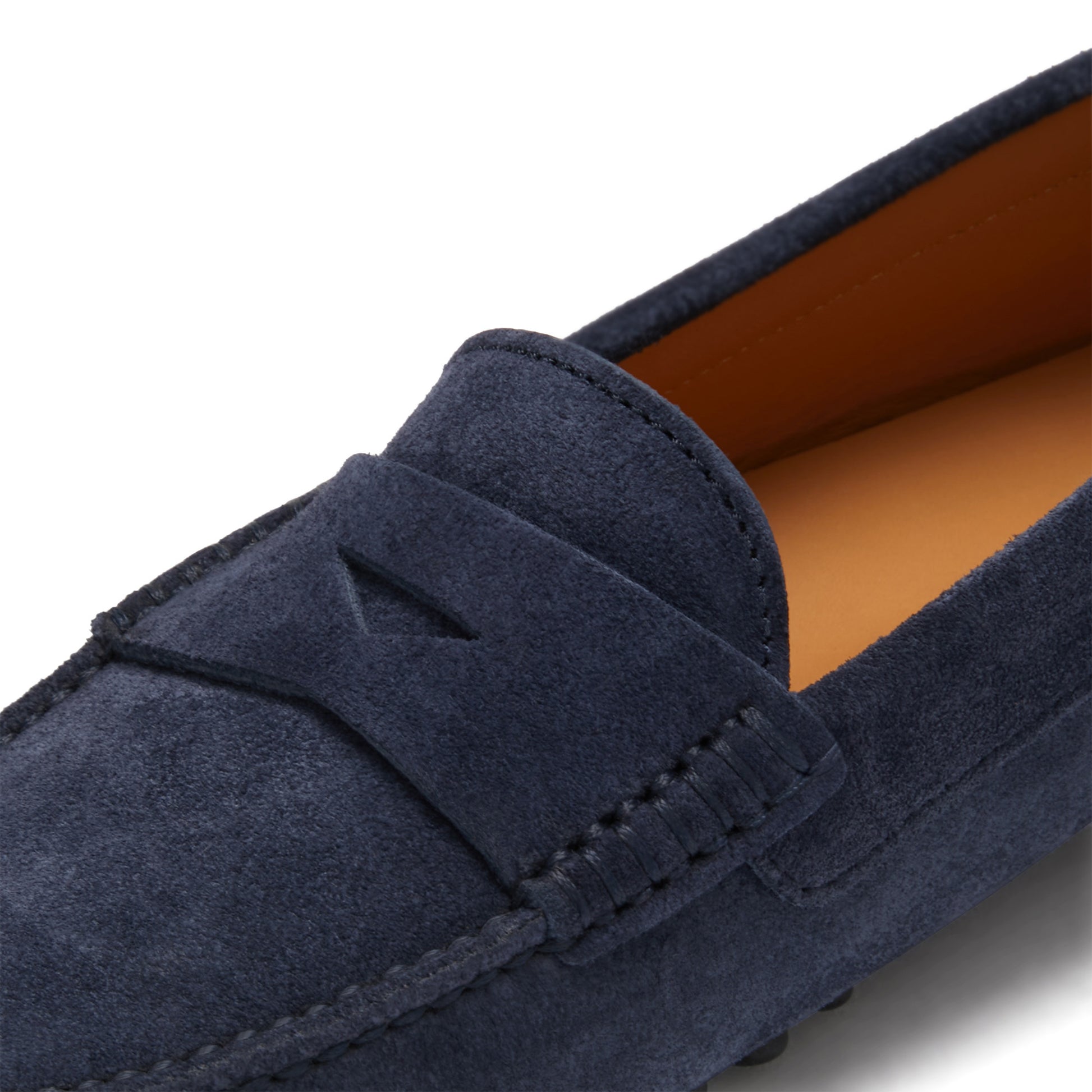 Vendôme Marie dark blue suede moccasins -  - Isabel Bernard