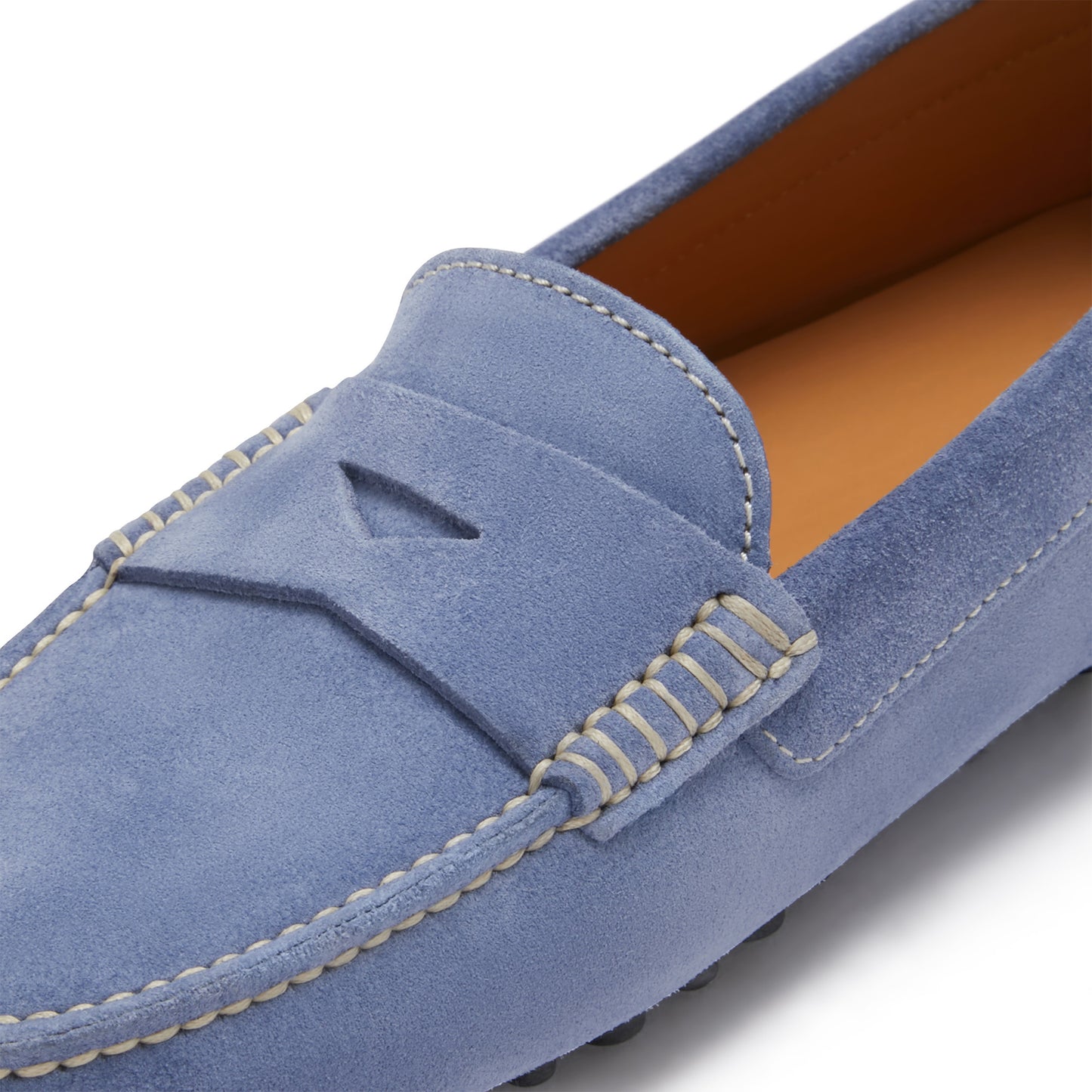 Vendôme Marie light blue suede moccasins -  - Isabel Bernard