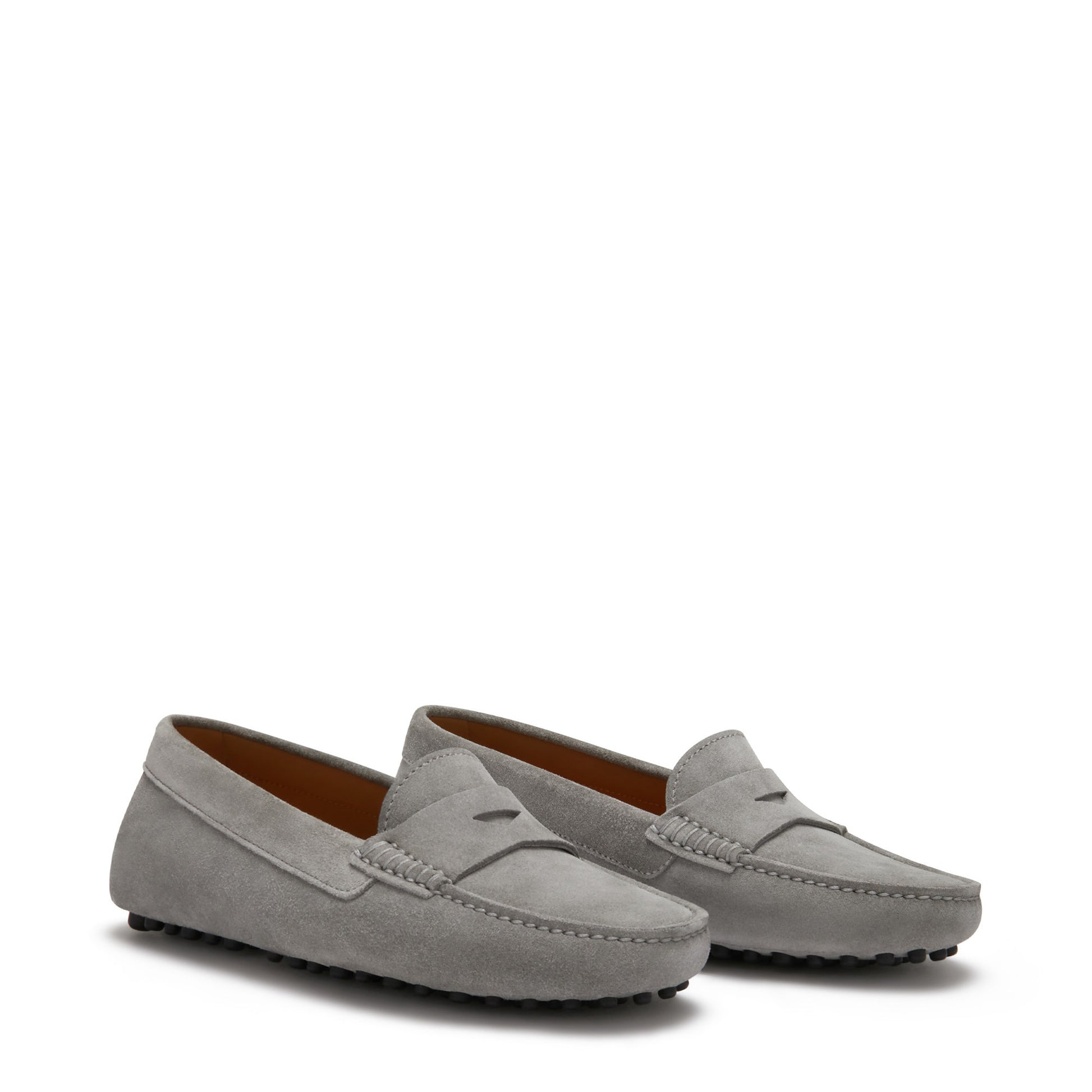 Vendôme Marie grey suede moccasins -  - Isabel Bernard