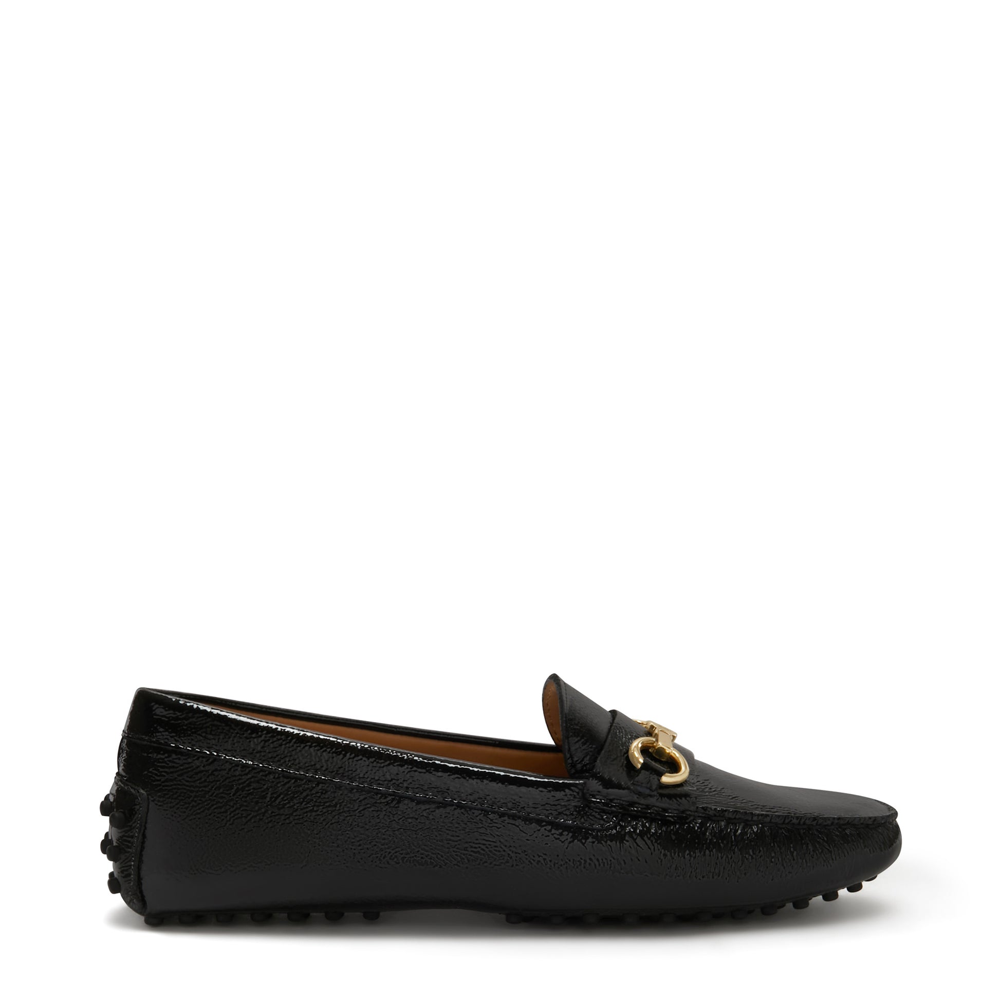 Vendôme Marie black calfskin patent leather moccasins -  - Isabel Bernard