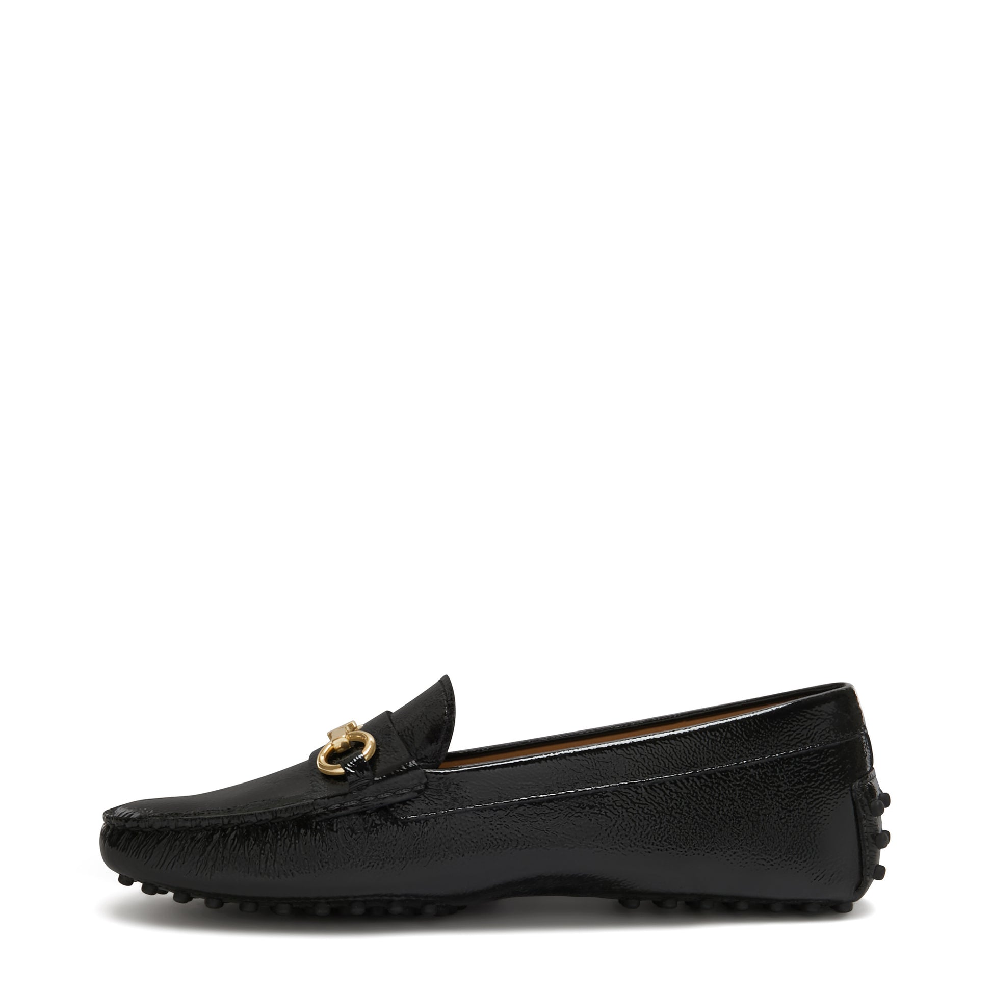 Vendôme Marie black calfskin patent leather moccasins -  - Isabel Bernard