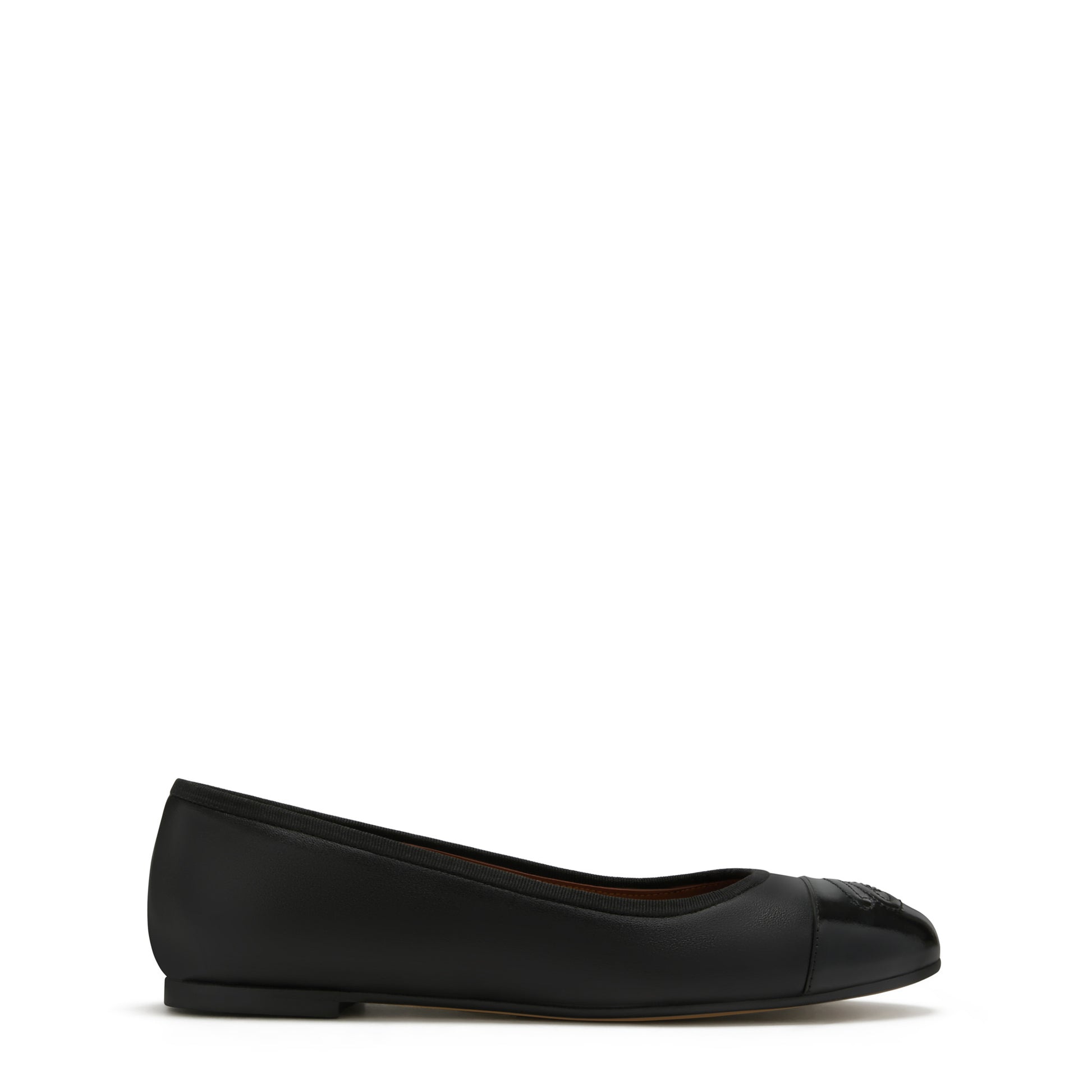 Vendôme Ynes black calfskin leather ballerinas -  - Isabel Bernard