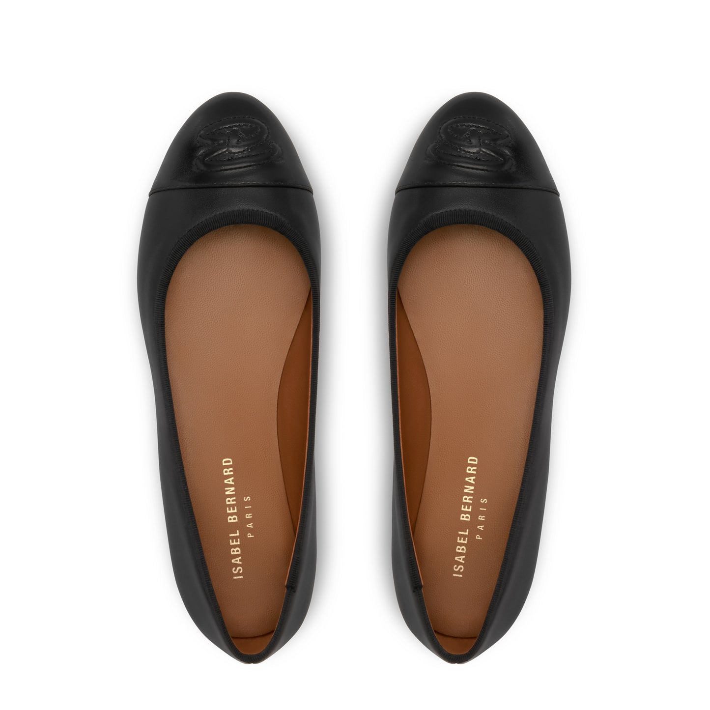 Vendôme Ynes black calfskin leather ballerinas -  - Isabel Bernard