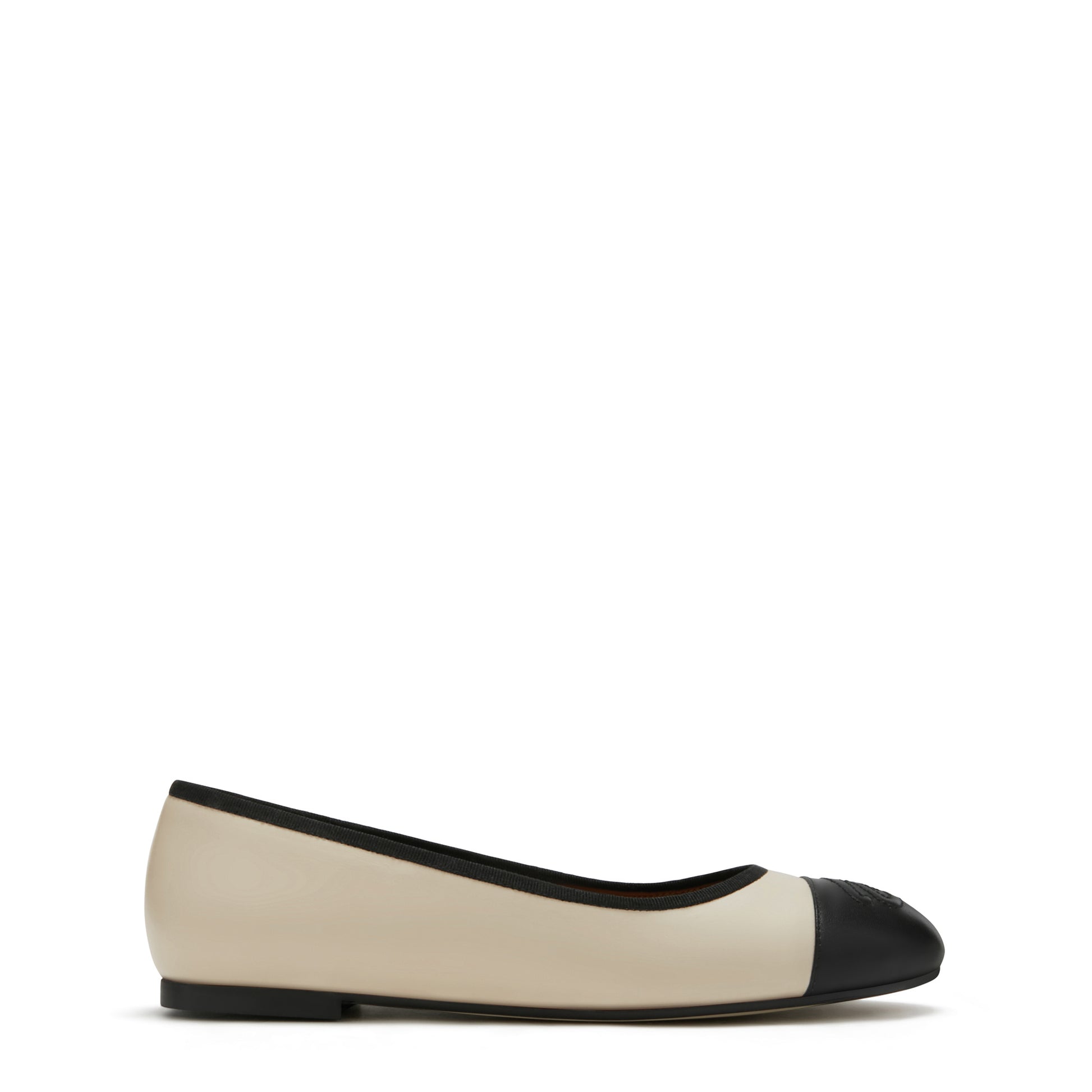 Vendôme Ynes cream calfskin leather ballerinas -  - Isabel Bernard