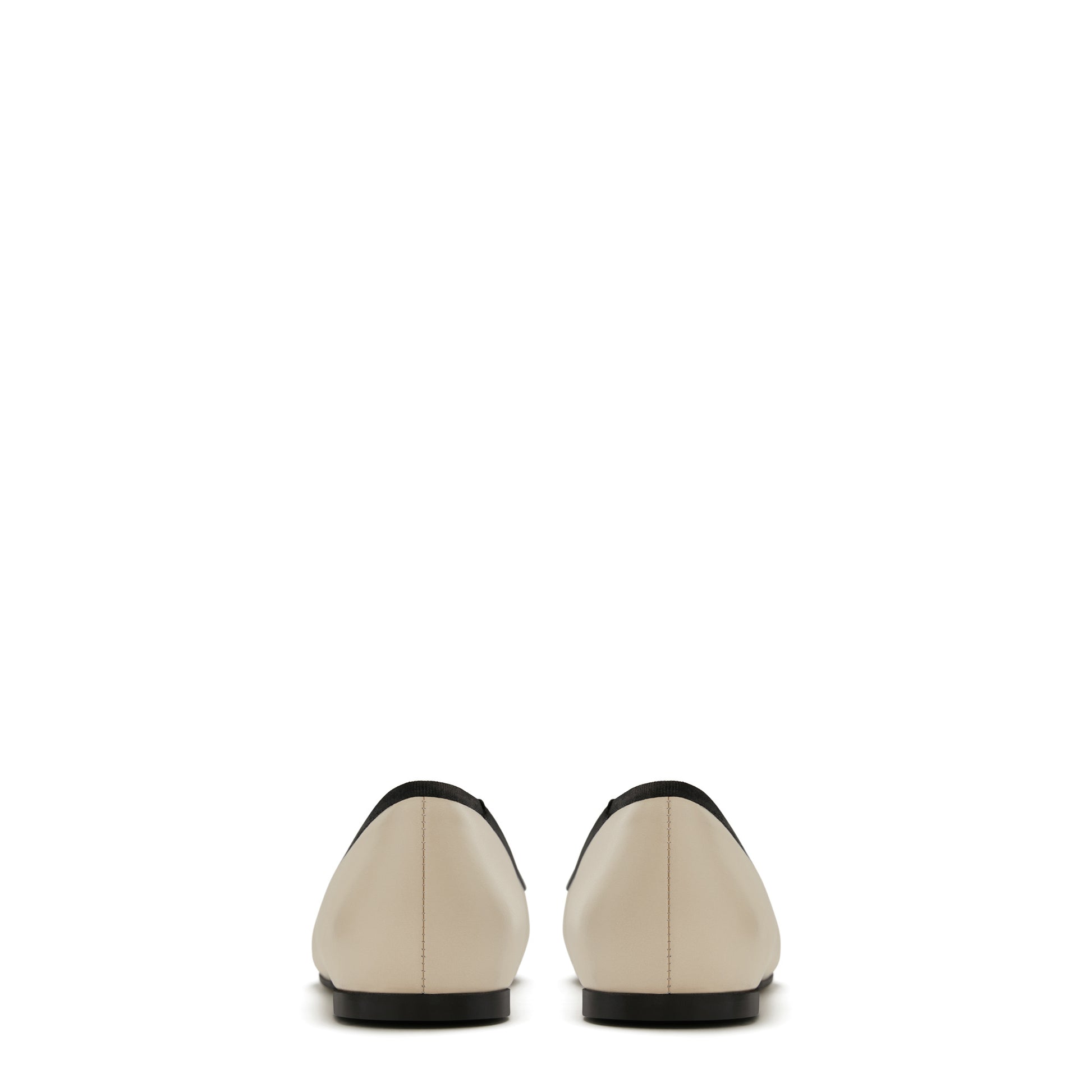 Vendôme Ynes cream calfskin leather ballerinas -  - Isabel Bernard