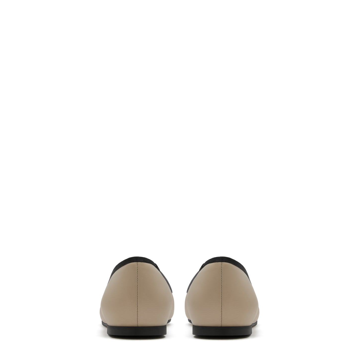 Vendôme Ynes taupe calfskin leather ballerinas -  - Isabel Bernard