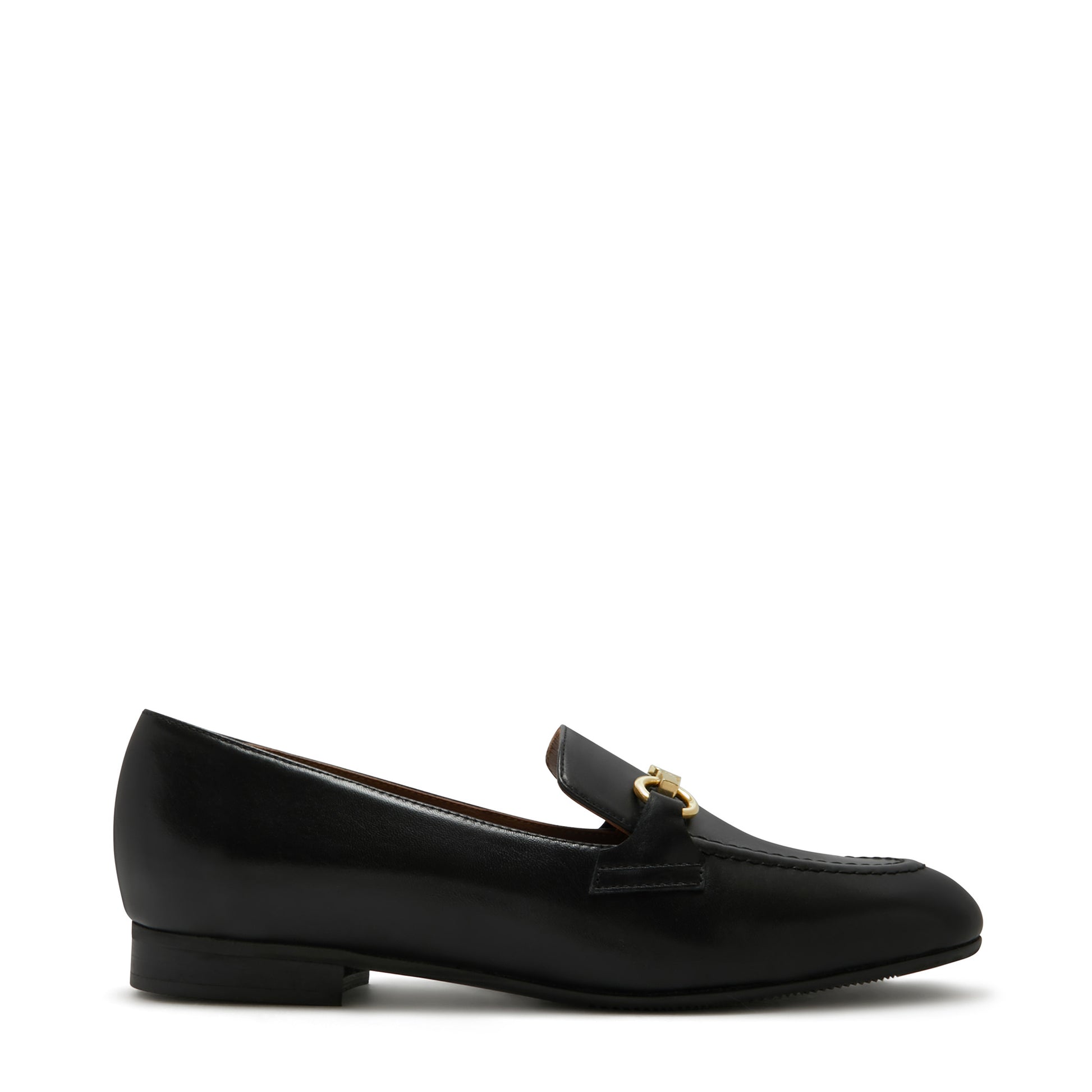 Vendôme Fleur black calfskin leather loafers -  - Isabel Bernard