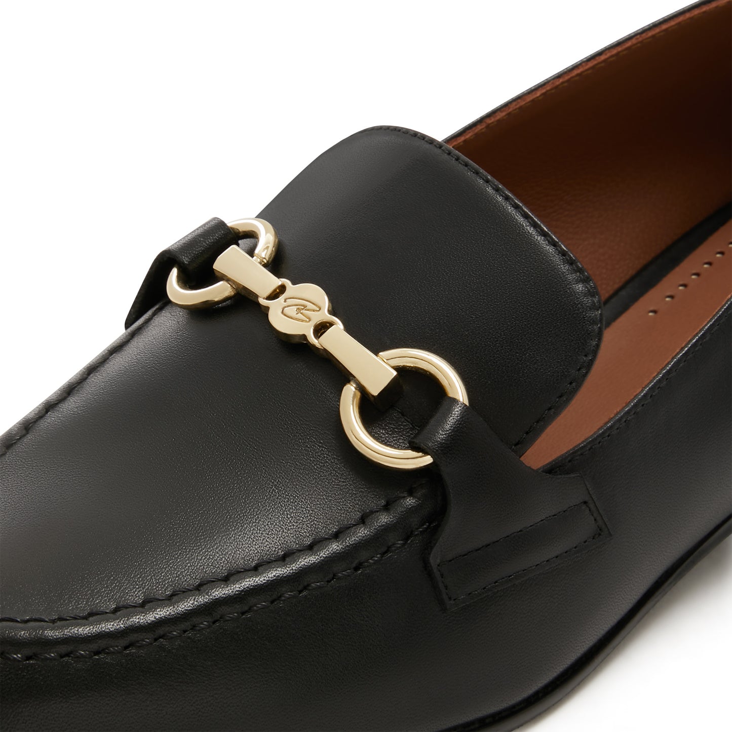 Vendôme Fleur black calfskin leather loafers -  - Isabel Bernard