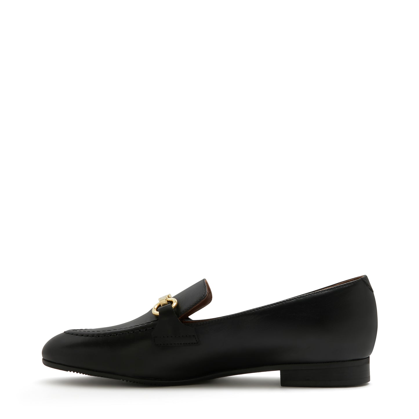 Vendôme Fleur black calfskin leather loafers -  - Isabel Bernard