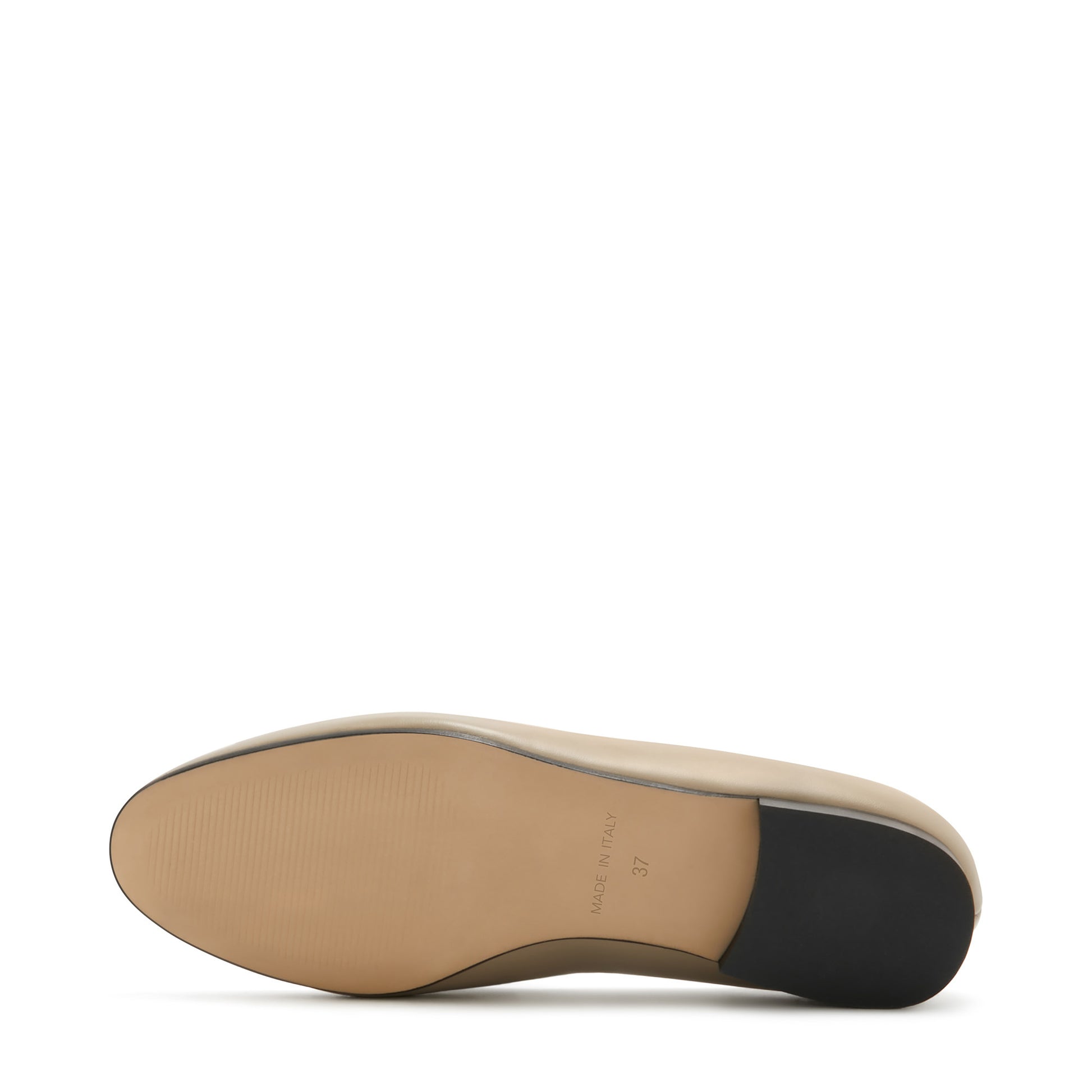 Vendôme Fleur taupe calfskin leather loafers -  - Isabel Bernard