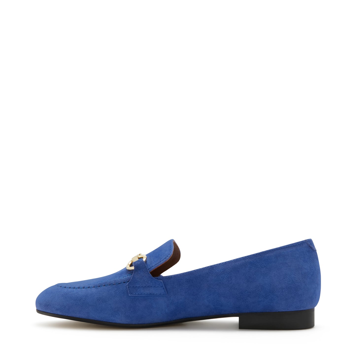 Vendôme Fleur blue suede loafers -  - Isabel Bernard