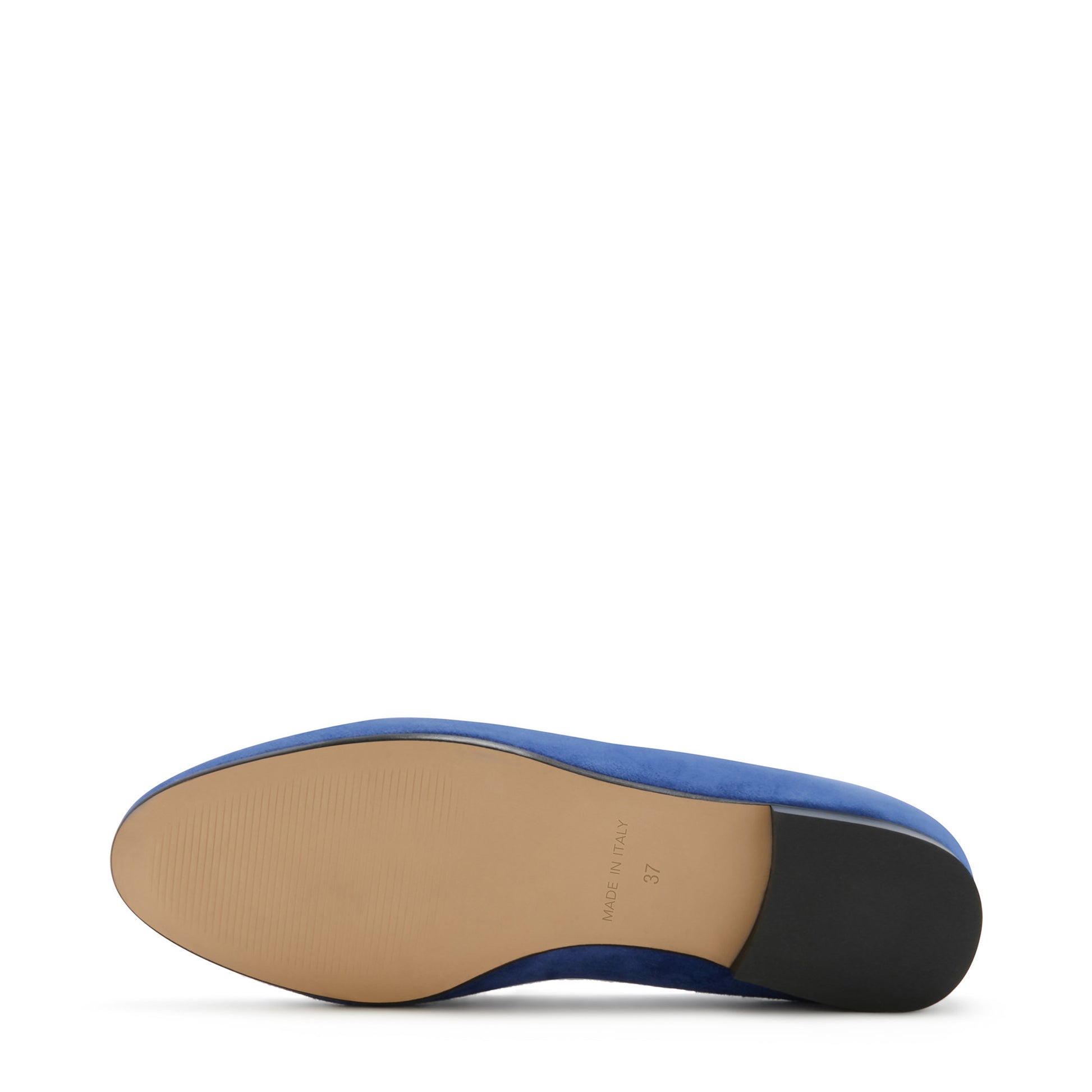 Vendôme Fleur blue suede loafers -  - Isabel Bernard