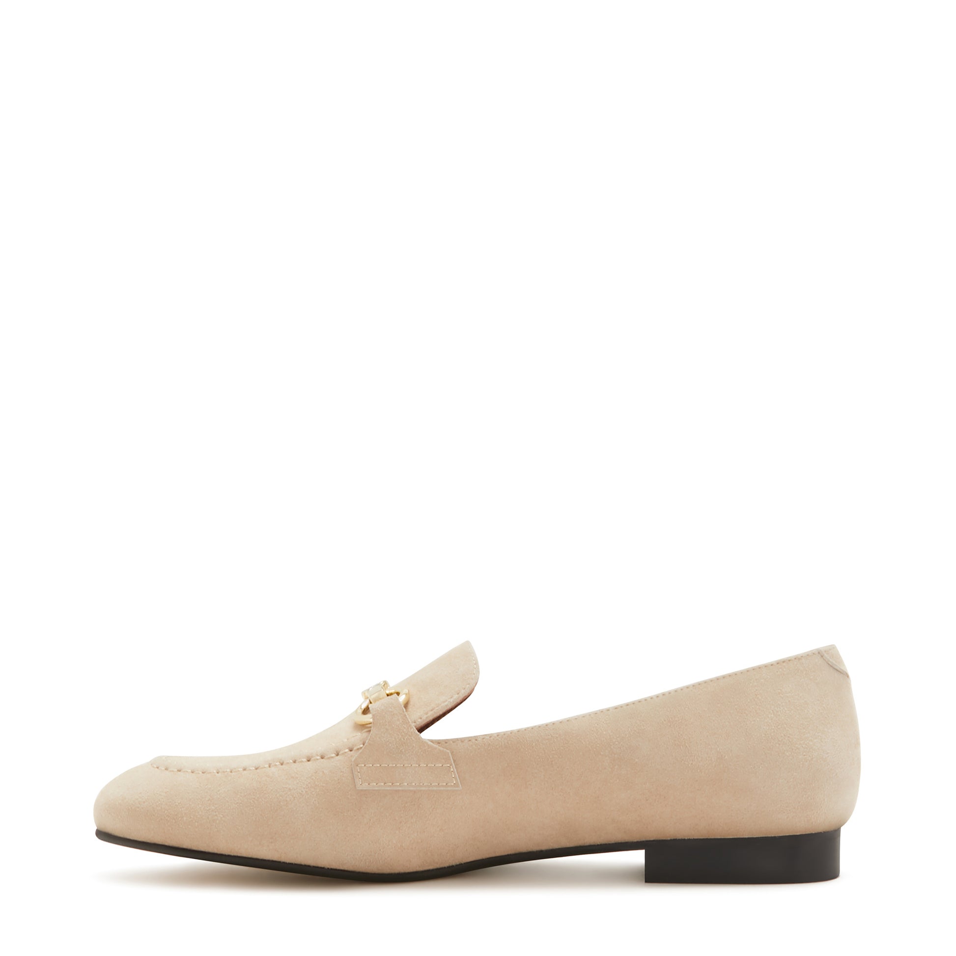 Vendôme Fleur beige suede loafers -  - Isabel Bernard