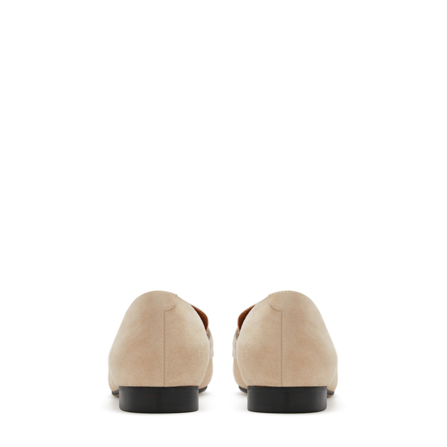 Vendôme Fleur beige suede loafers -  - Isabel Bernard