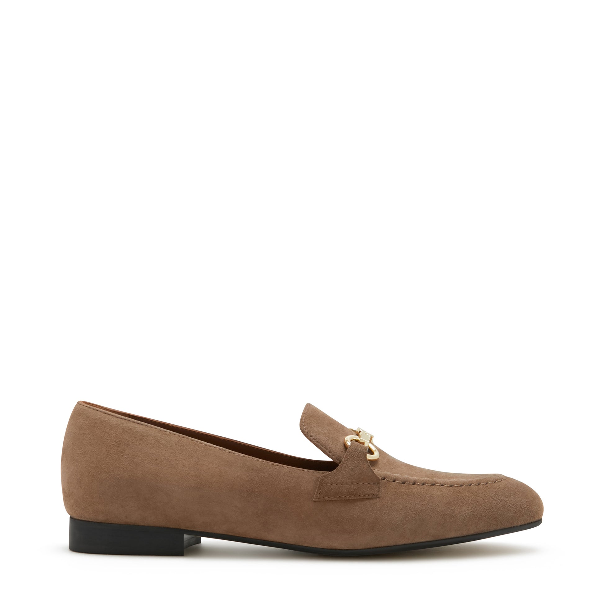 Vendôme Fleur taupe suede loafers -  - Isabel Bernard