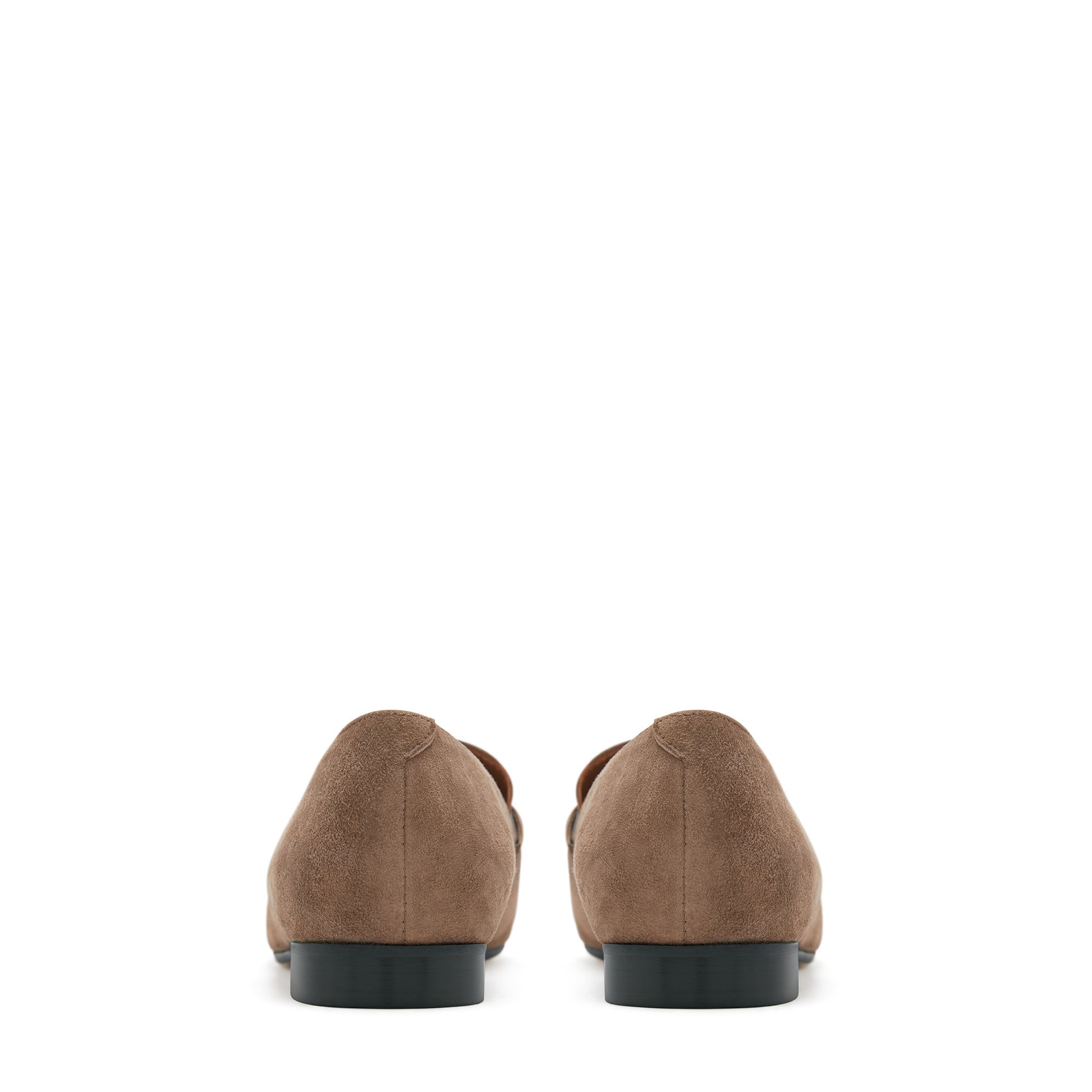 Vendôme Fleur taupe suede loafers -  - Isabel Bernard