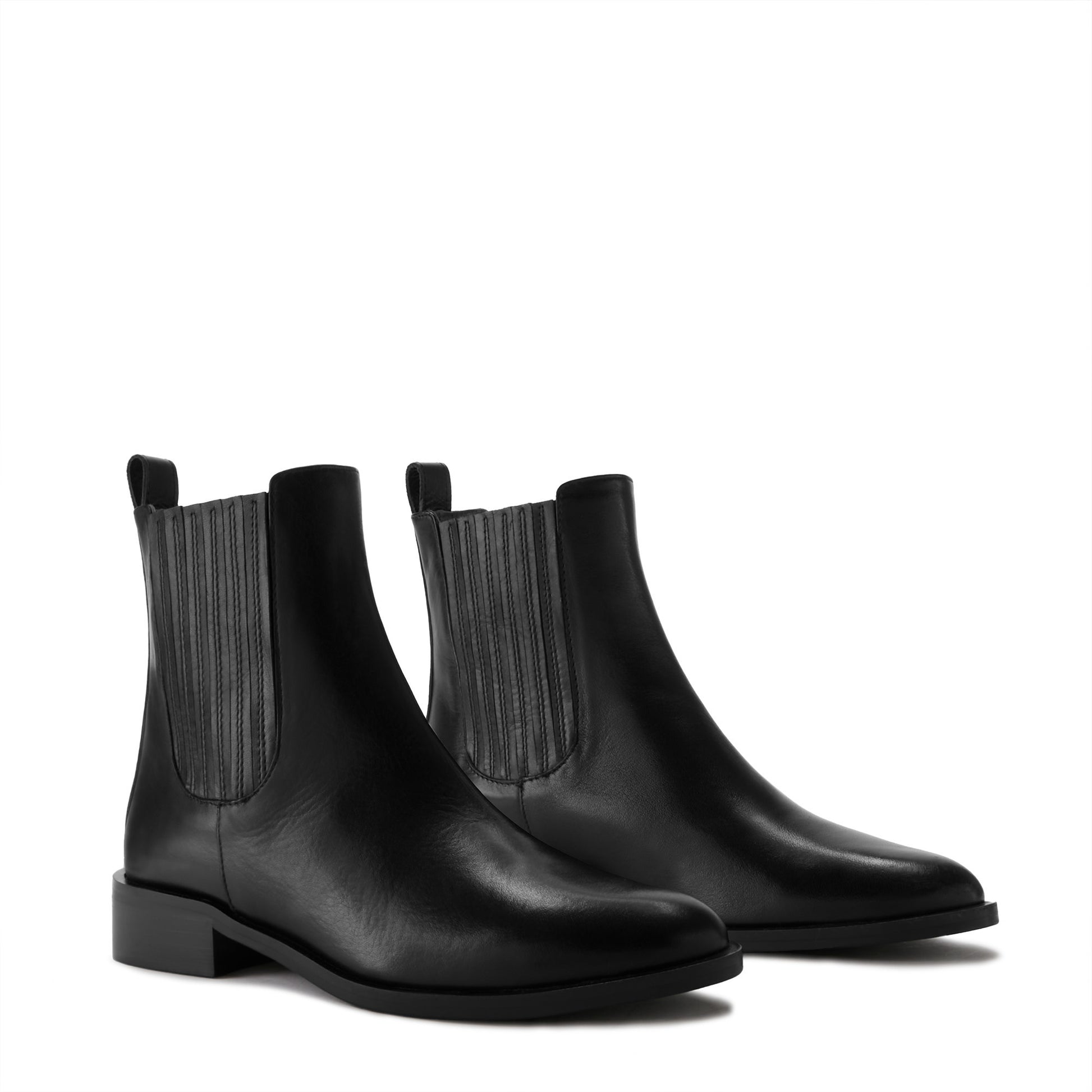 Vendôme Chey black calfskin leather chelsea boots -  - Isabel Bernard