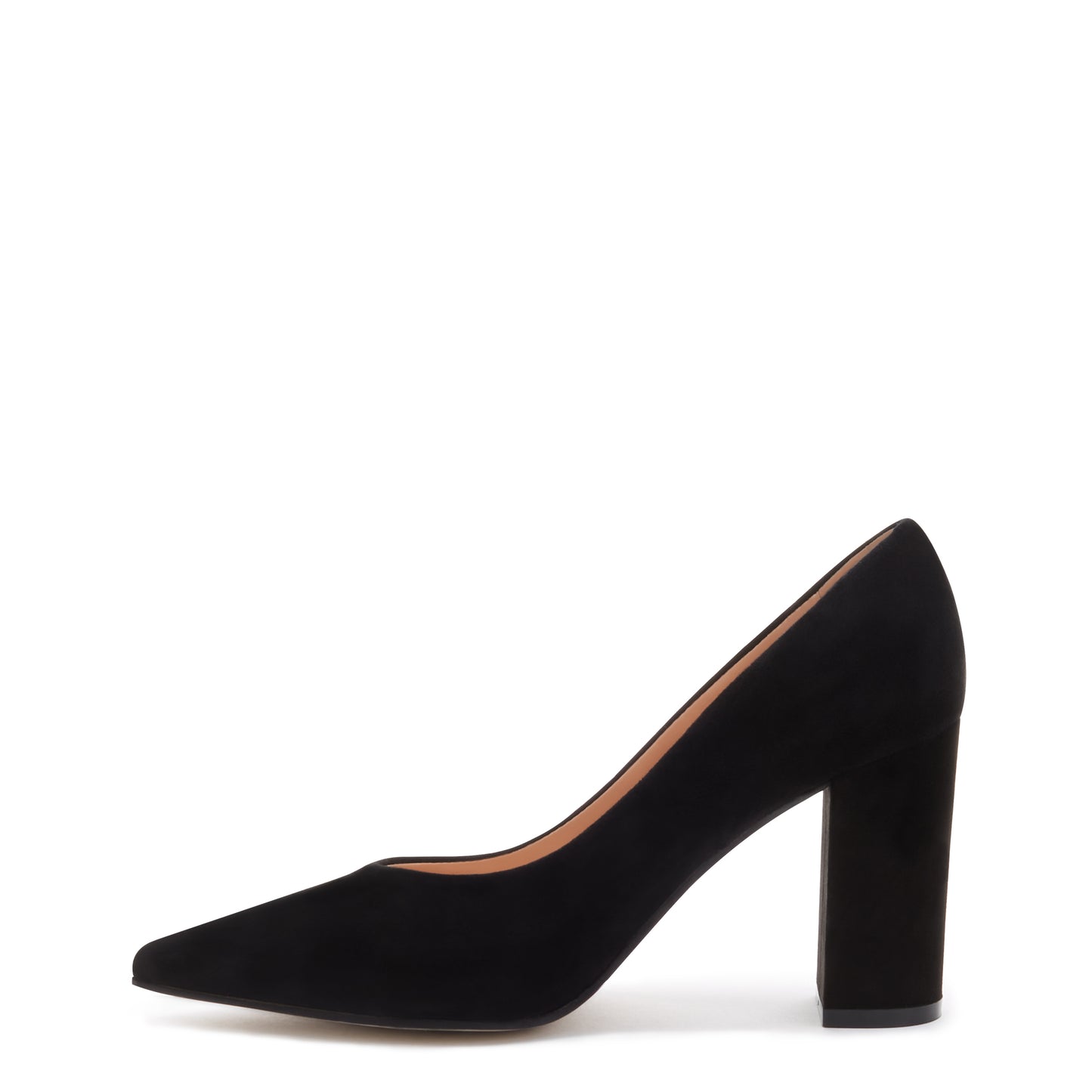 Isabel Bernard Vendôme Sheila Black Suede Pumps made of Calfskin IB55000-01 - - Isabel Bernard