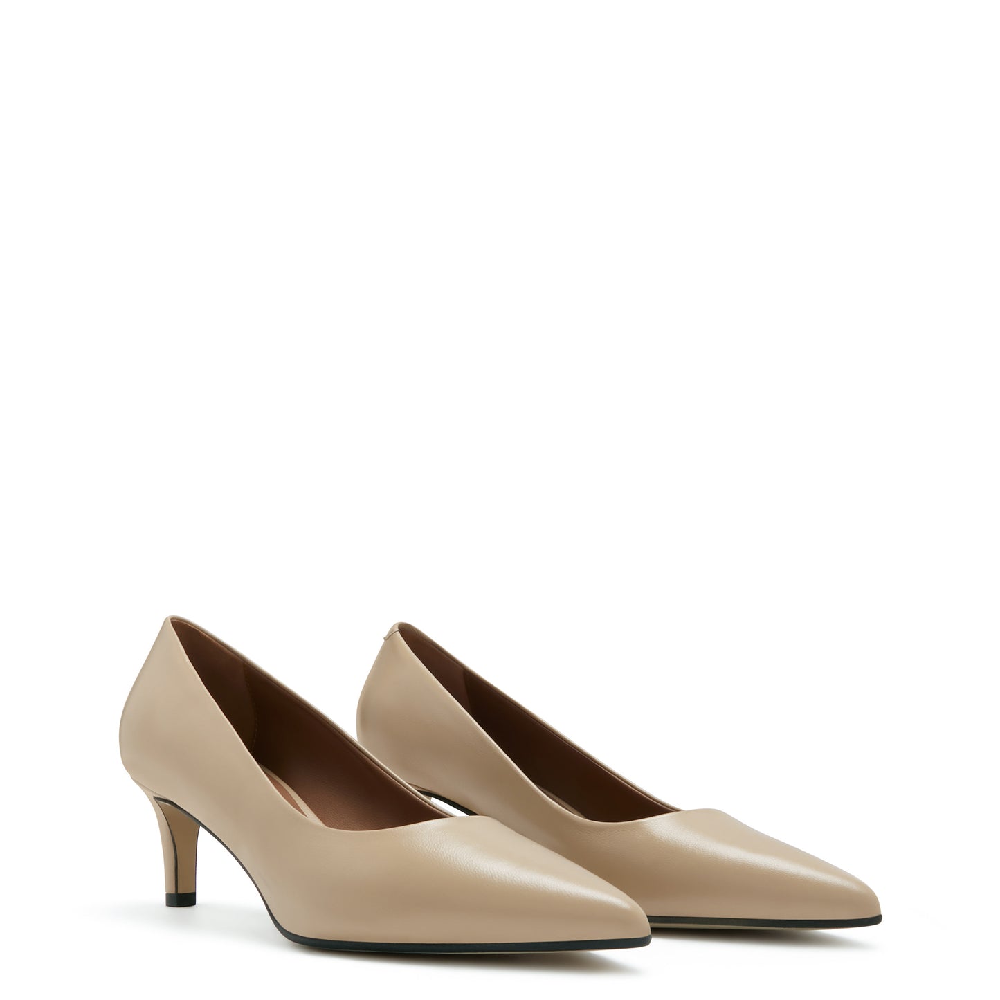 Vendôme Loraine beige calfskin leather pumps -  - Isabel Bernard