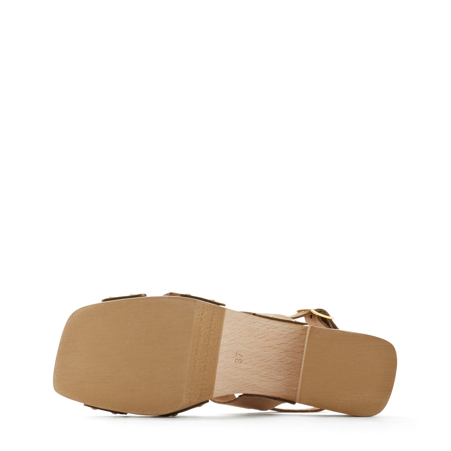 Vendôme Femy taupe calfskin leather clogs -  - Isabel Bernard