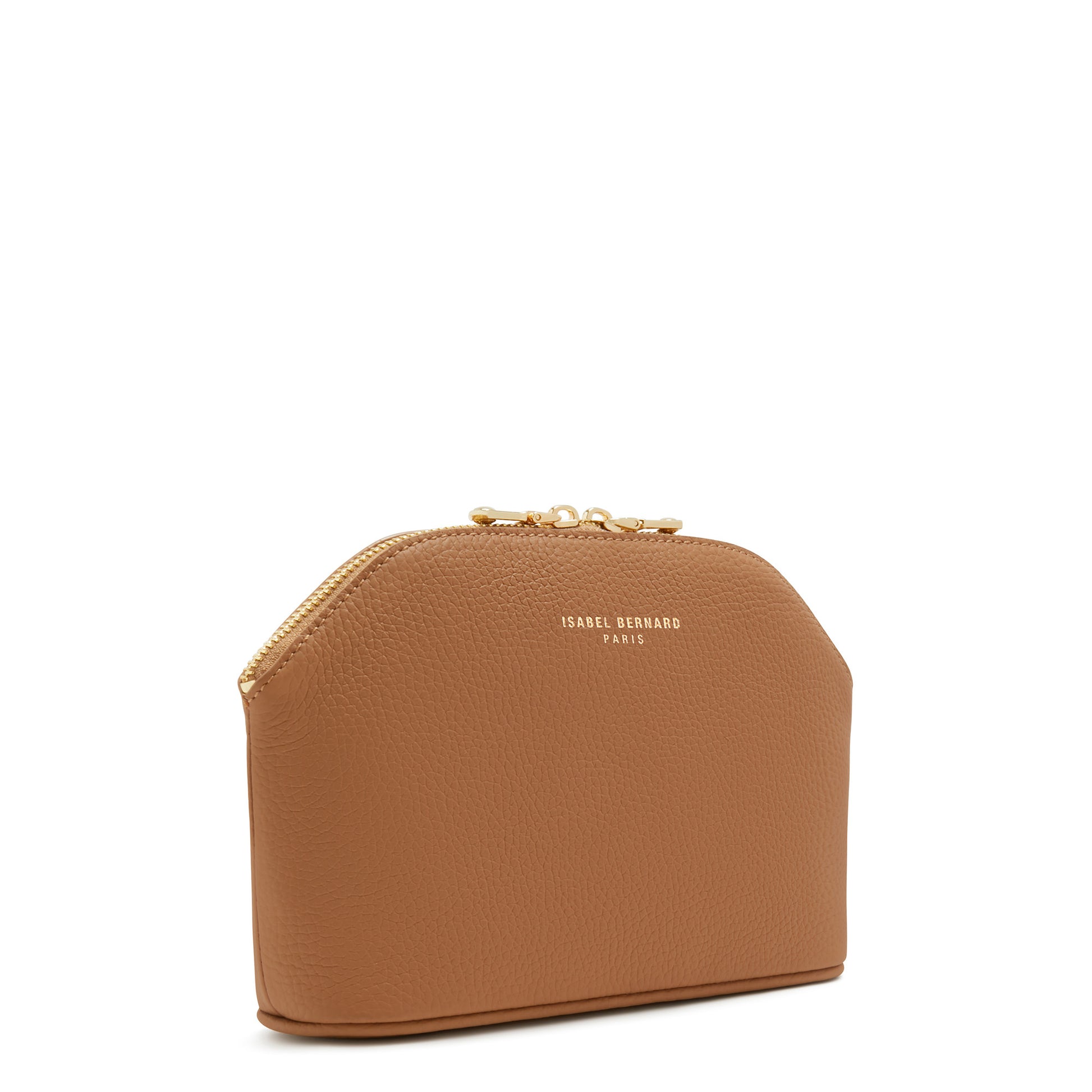 Honoré Brunelle camel calfskin leather toiletry bag -  - Isabel Bernard