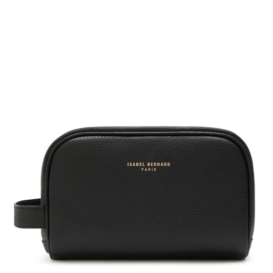 Honoré Blaize black calfskin leather toiletry bag -  - Isabel Bernard