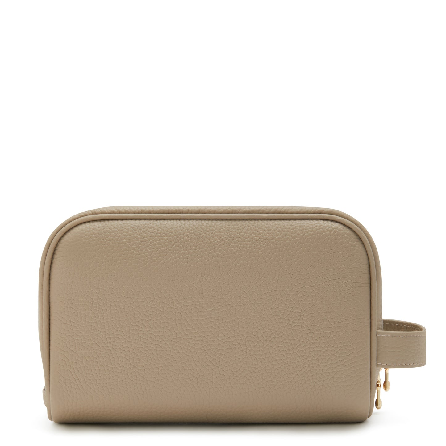 Honoré Blaize taupe calfskin leather toiletry bag -  - Isabel Bernard