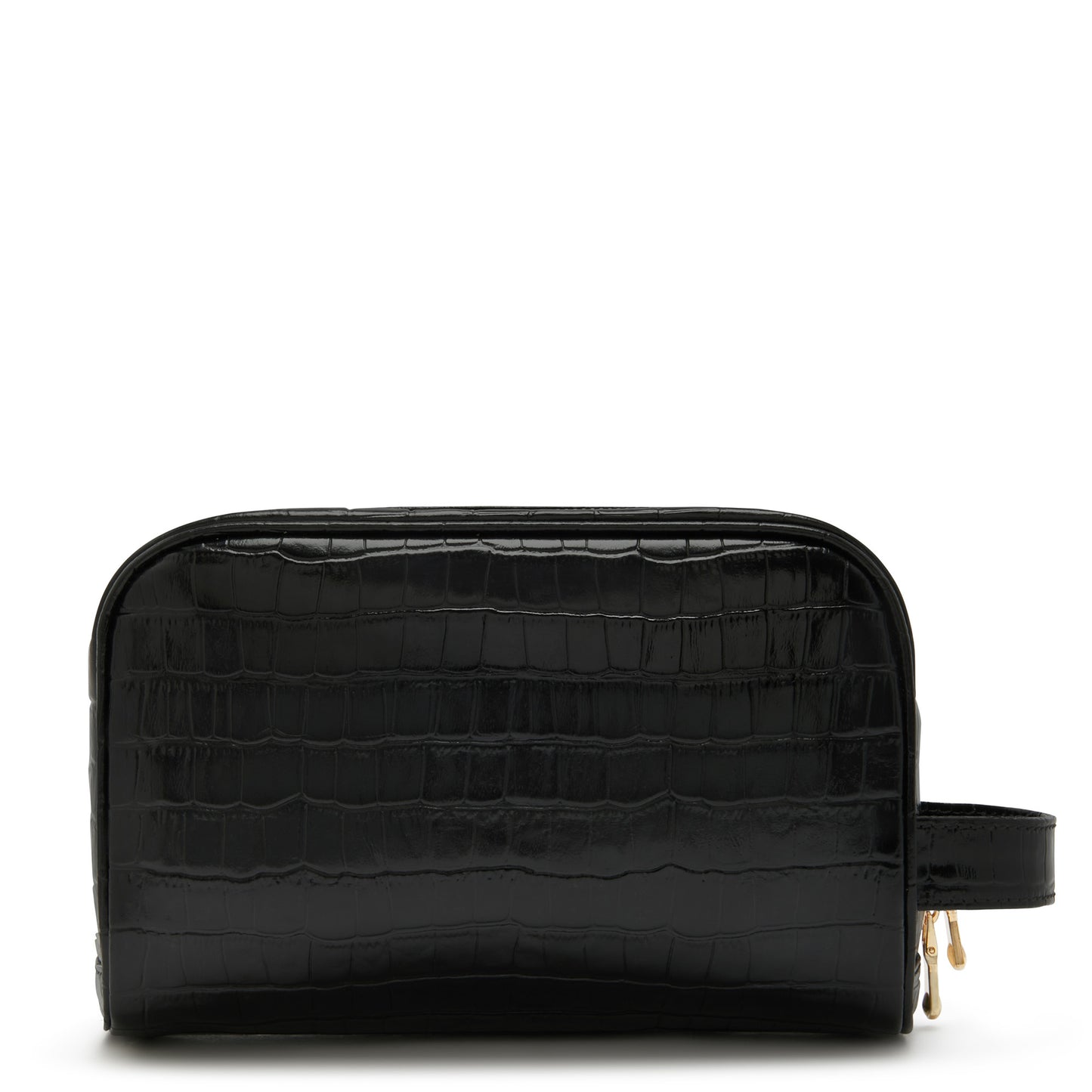 Honoré Blaize croco black calfskin leather toiletry bag -  - Isabel Bernard