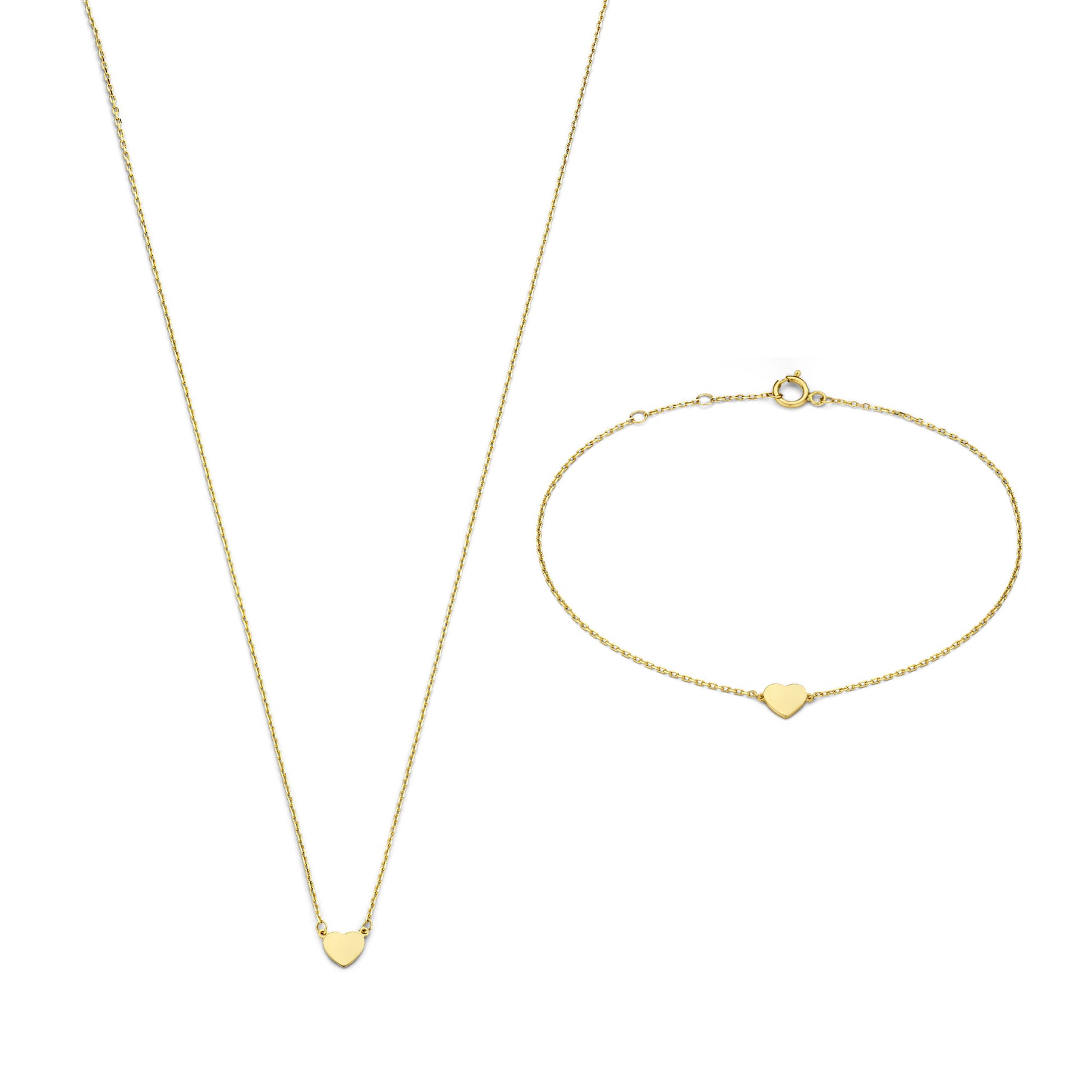 Cadeau d'Isabel 14 karat gold necklace and bracelet gift set -  - Isabel Bernard