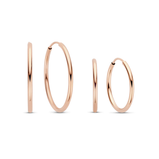 Cadeau d'Isabel 14 karat rose gold earring set -  - Isabel Bernard