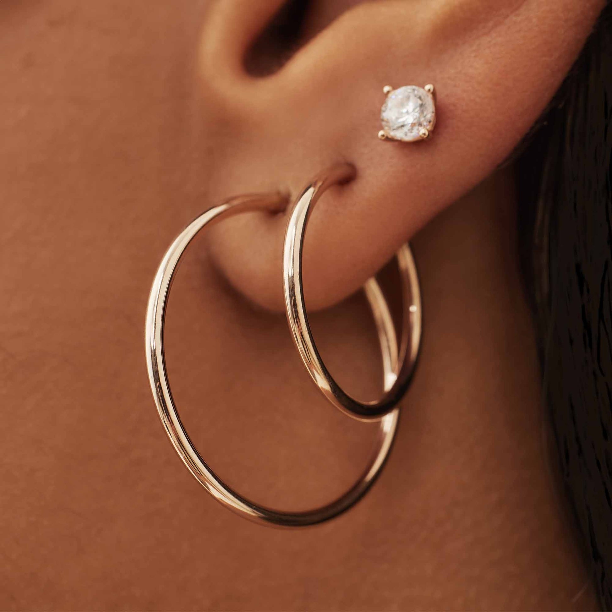 Cadeau d'Isabel 14 karat rose gold earring set -  - Isabel Bernard