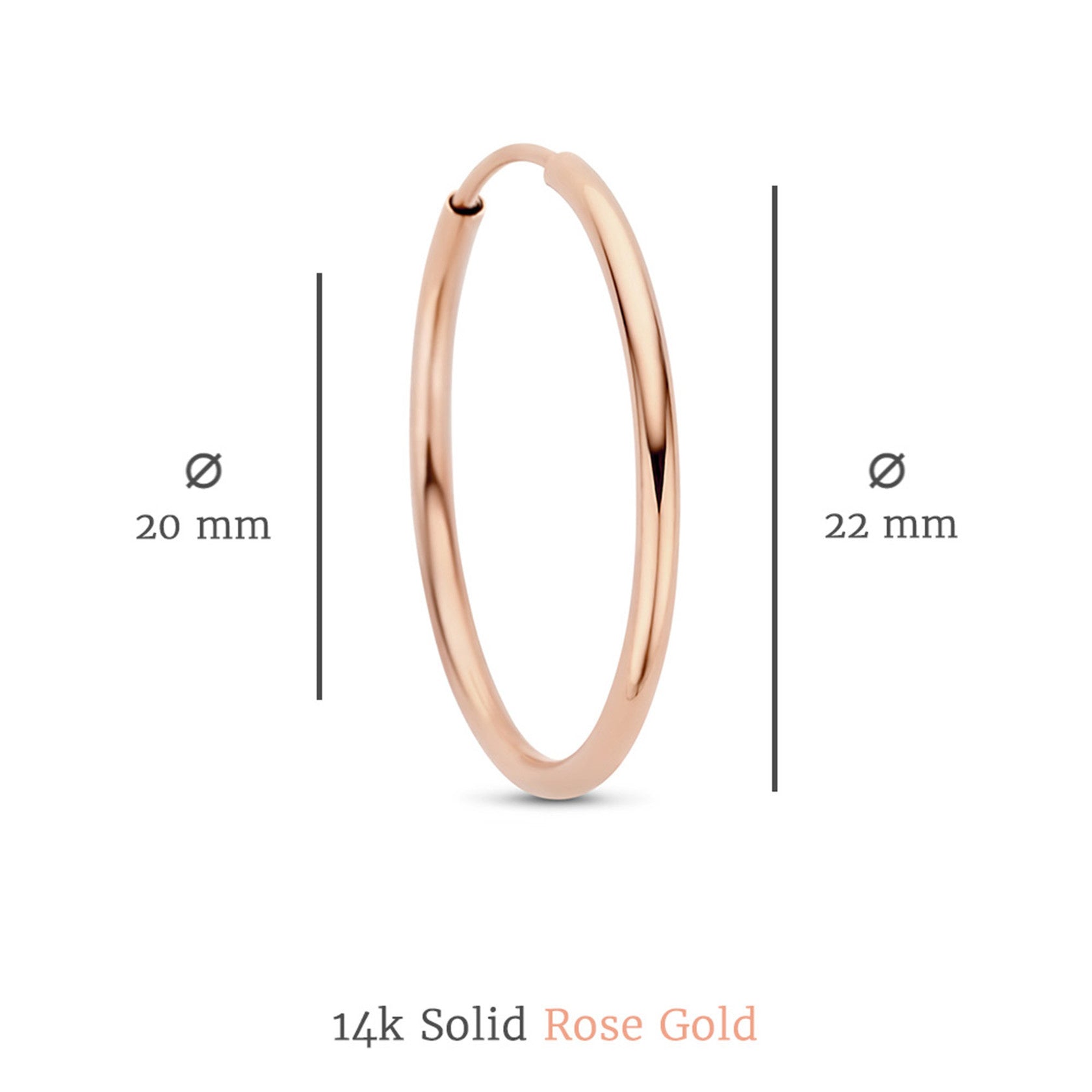 Cadeau d'Isabel 14 karat rose gold earring set -  - Isabel Bernard