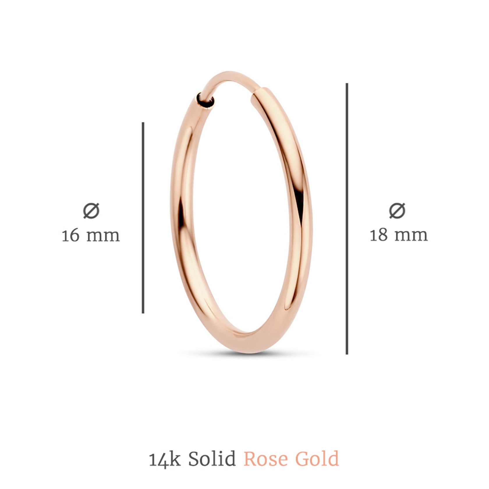 Cadeau d'Isabel 14 karat rose gold earring set -  - Isabel Bernard