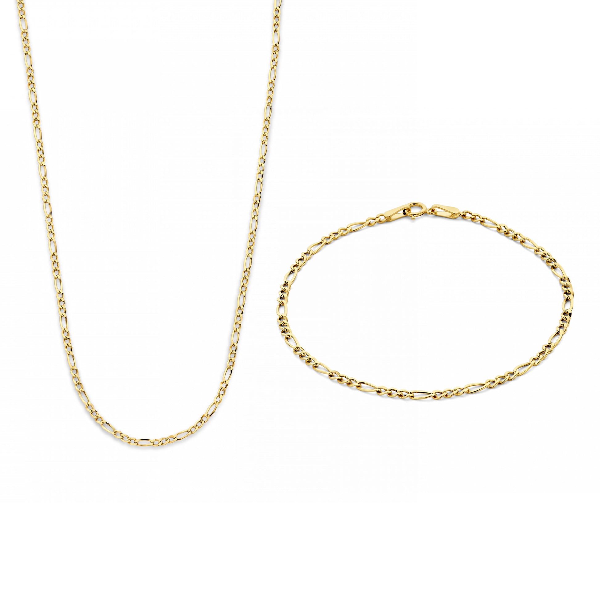 Cadeau d'Isabel 14 karat gold necklace and bracelet gift set -  - Isabel Bernard