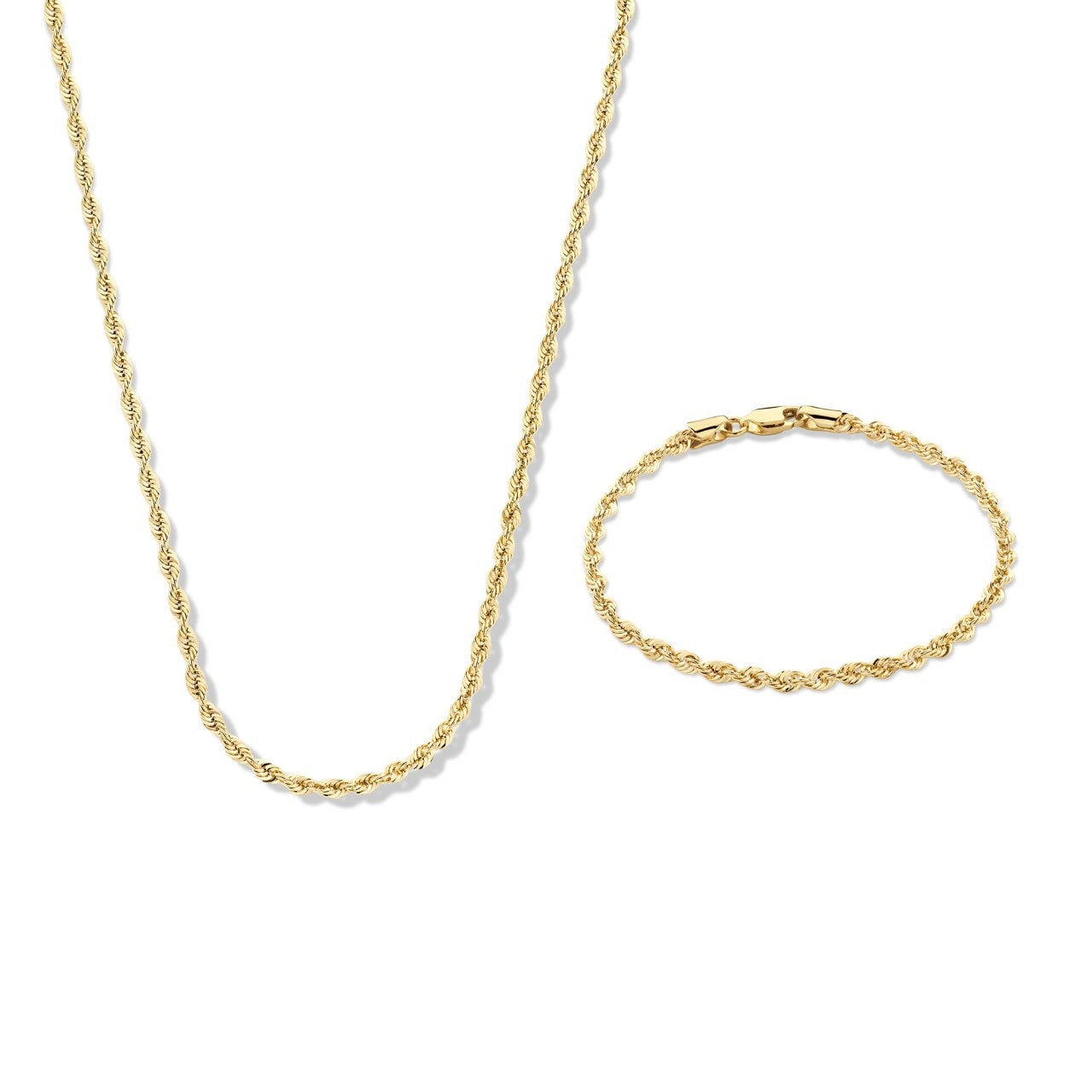 Cadeau d'Isabel 14 karat gold necklace and bracelet gift set -  - Isabel Bernard