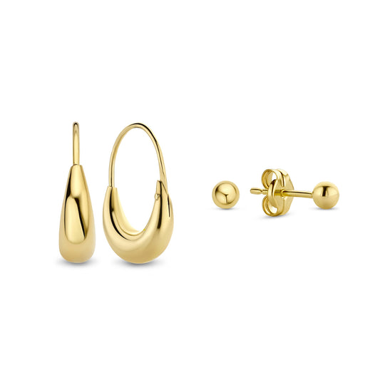 Cadeau d'Isabel 14 karat gold earring set -  - Isabel Bernard