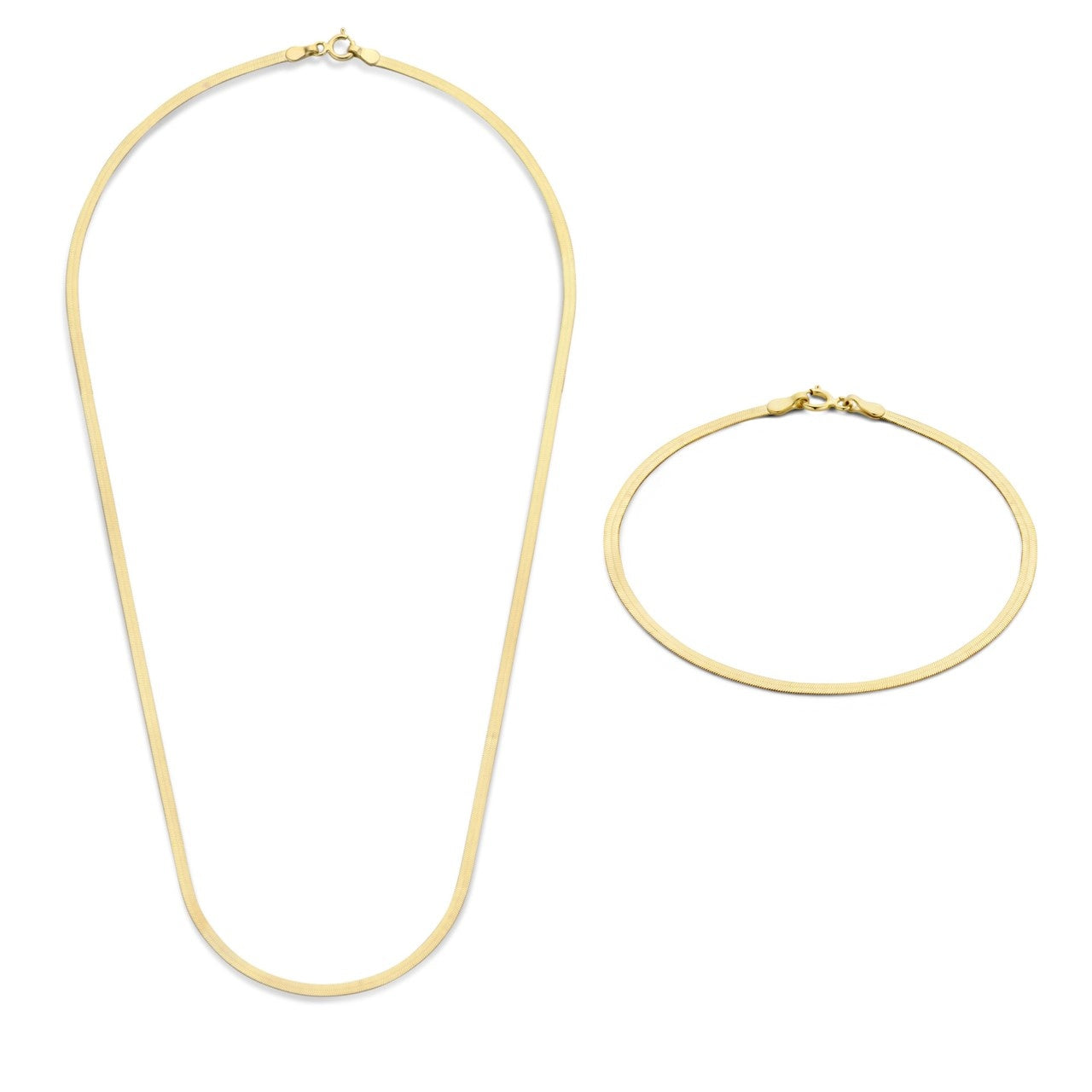 Cadeau d'Isabel 14 karat gold necklace and bracelet gift set -  - Isabel Bernard