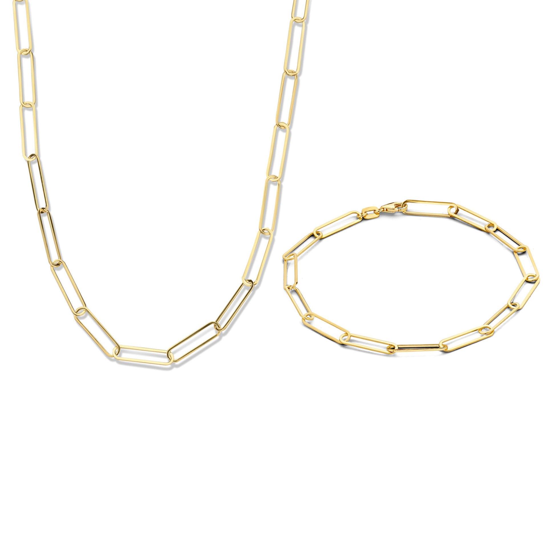 Cadeau d'Isabel 14 karat gold necklace and bracelet gift set -  - Isabel Bernard