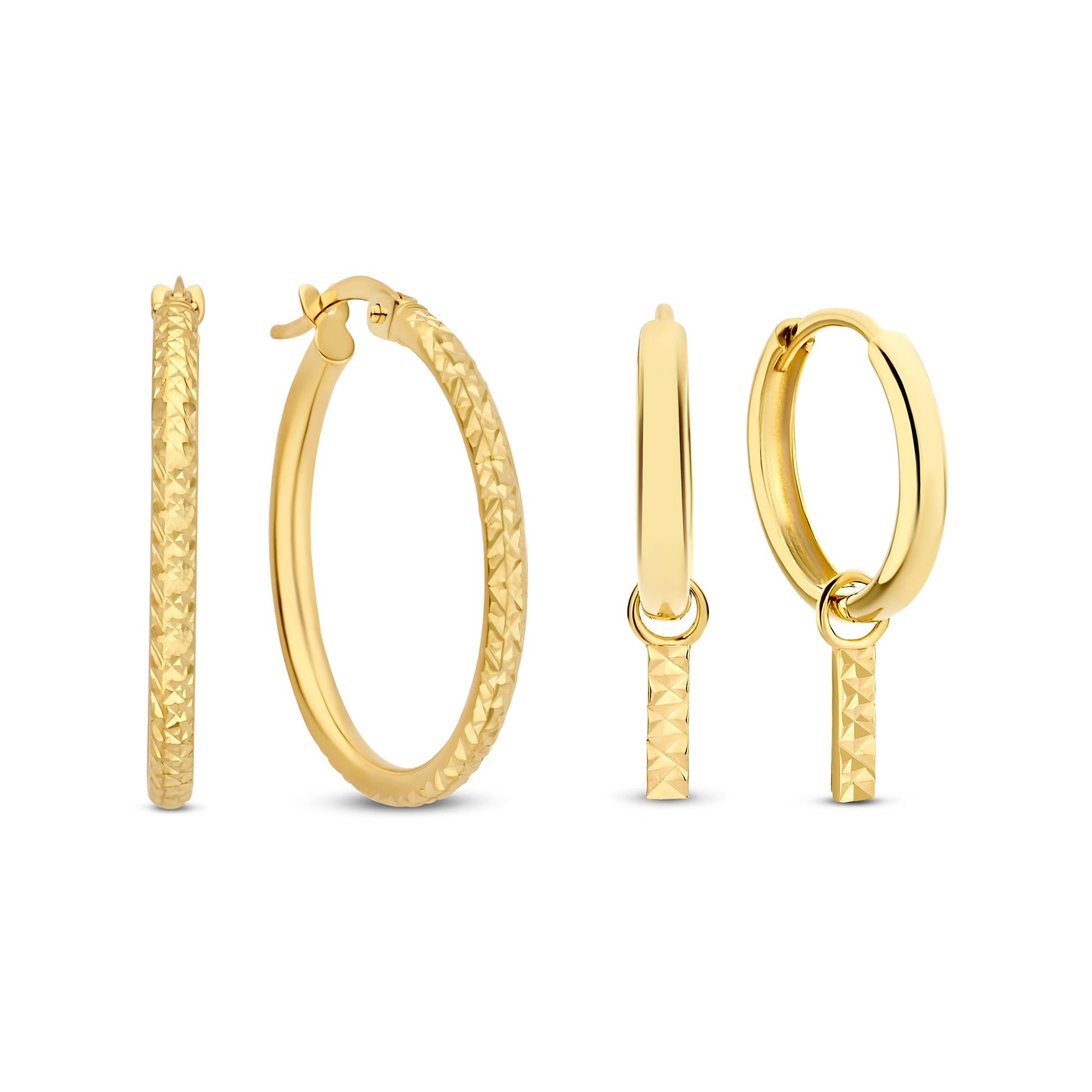 Cadeau d'Isabel 14 karat gold earring set - - Isabel Bernard