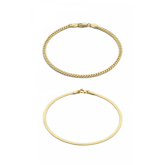 Cadeau d'Isabel 14 karat gold bracelets gift set -  - Isabel Bernard