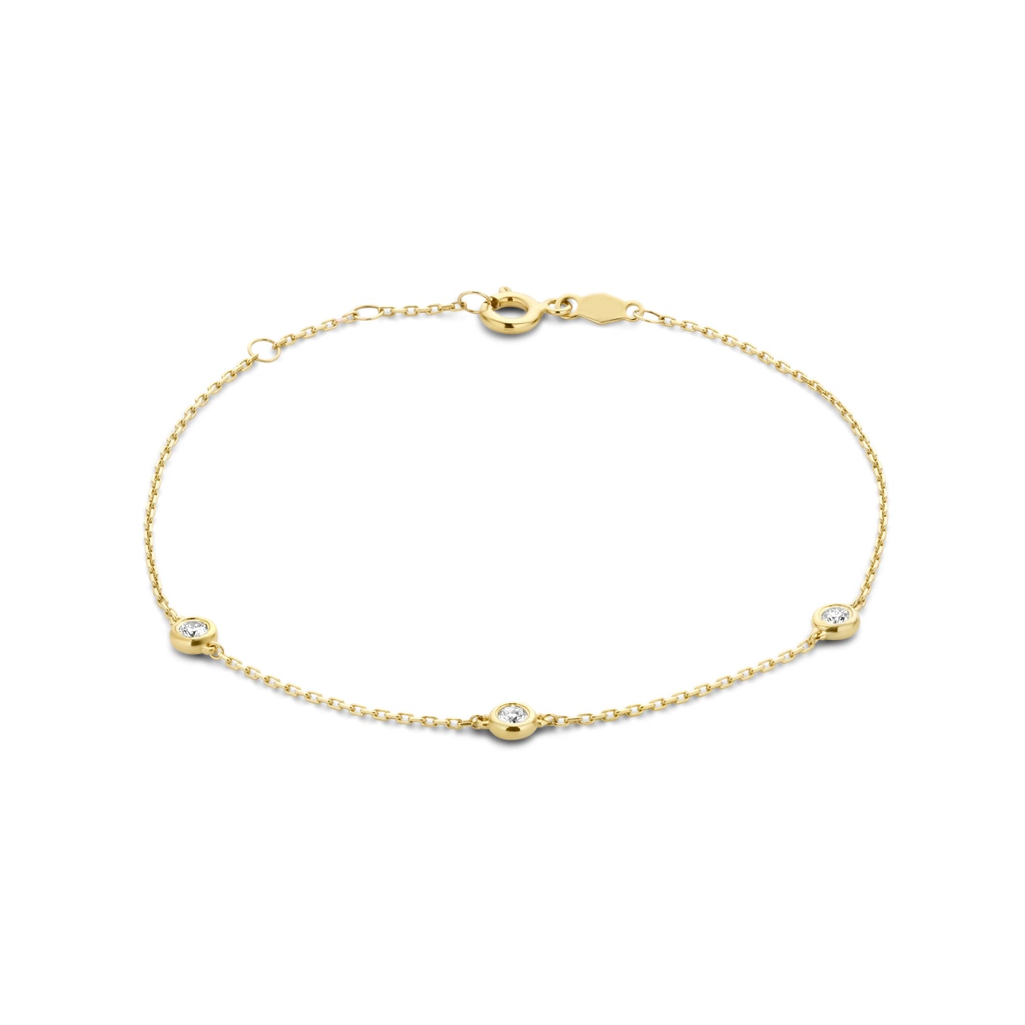 De la Paix Alfie 14 karat gold bracelet with diamond 0.12 carat -  - Isabel Bernard