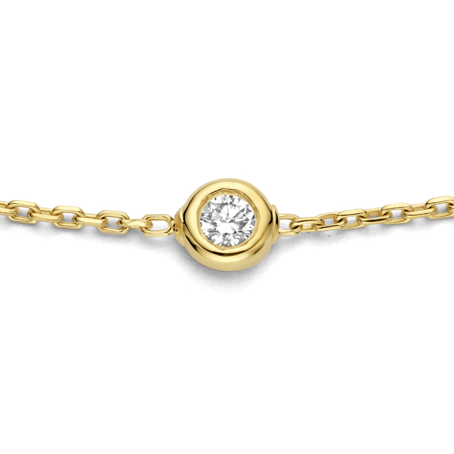 De la Paix Alfie 14 karat gold bracelet with diamond 0.12 carat -  - Isabel Bernard