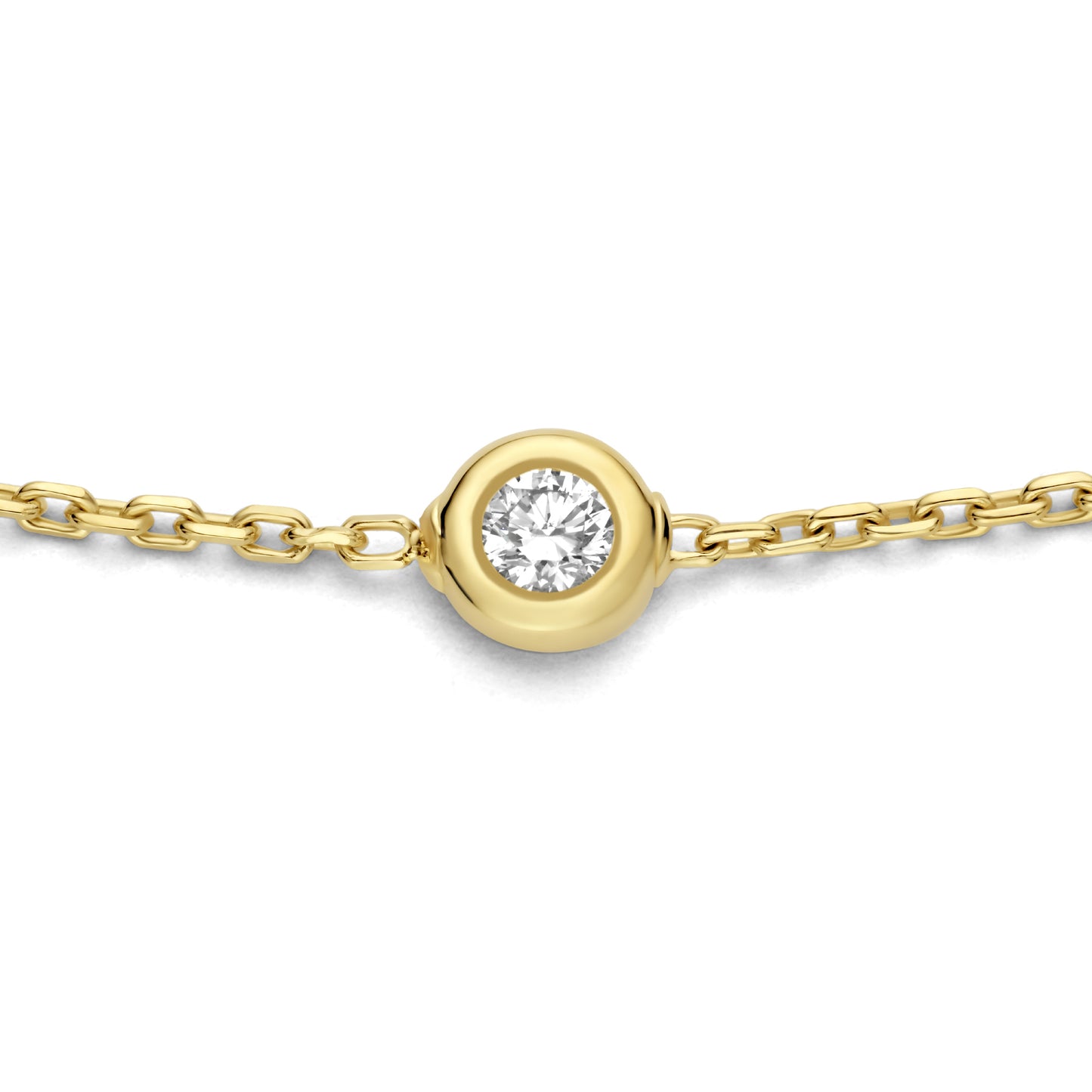 De la Paix Alfie 14 karat gold bracelet with diamond 0.12 carat - - Isabel Bernard