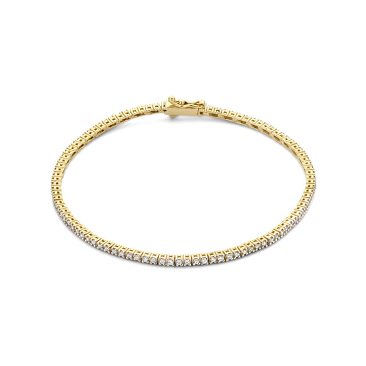 De la Paix Madeline 14 karat gold tennis bracelet with diamond 1.08 carat -  - Isabel Bernard