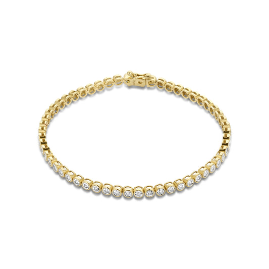 De la Paix Alfie 14 karat gold tennis bracelet with diamond 0.36 carat -  - Isabel Bernard