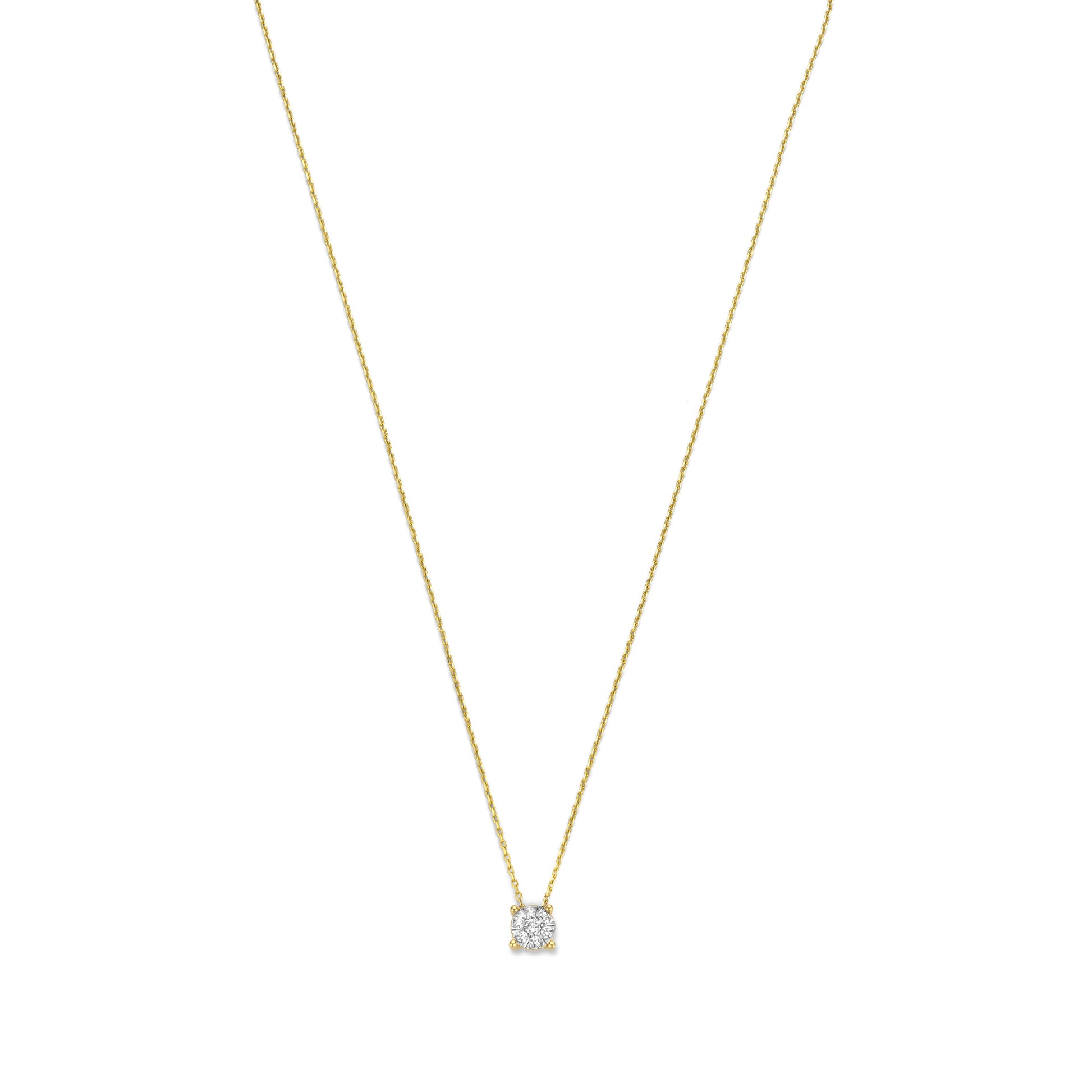 De la Paix Hanaé 14 karat gold necklace with diamond 0.14 carat -  - Isabel Bernard