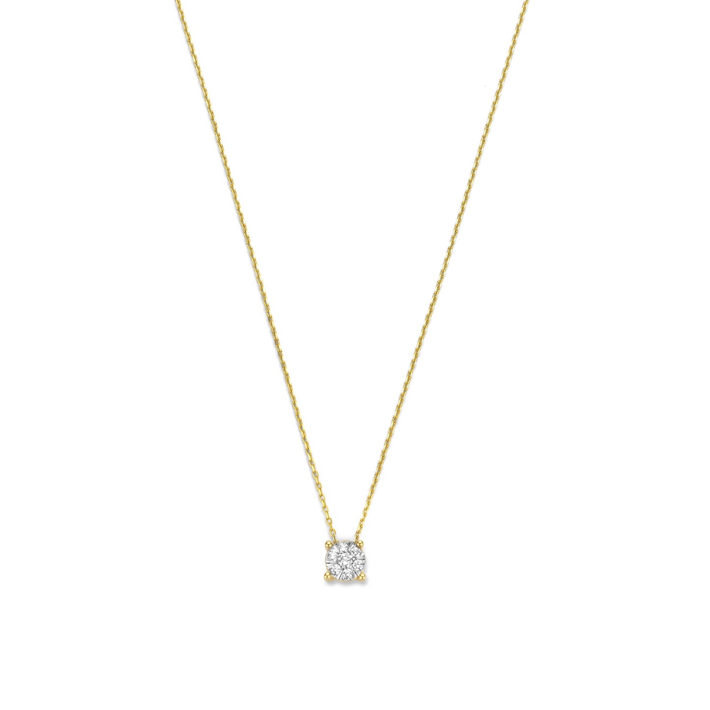 De la Paix Hanaé 14 karat gold necklace with diamond 0.14 carat -  - Isabel Bernard