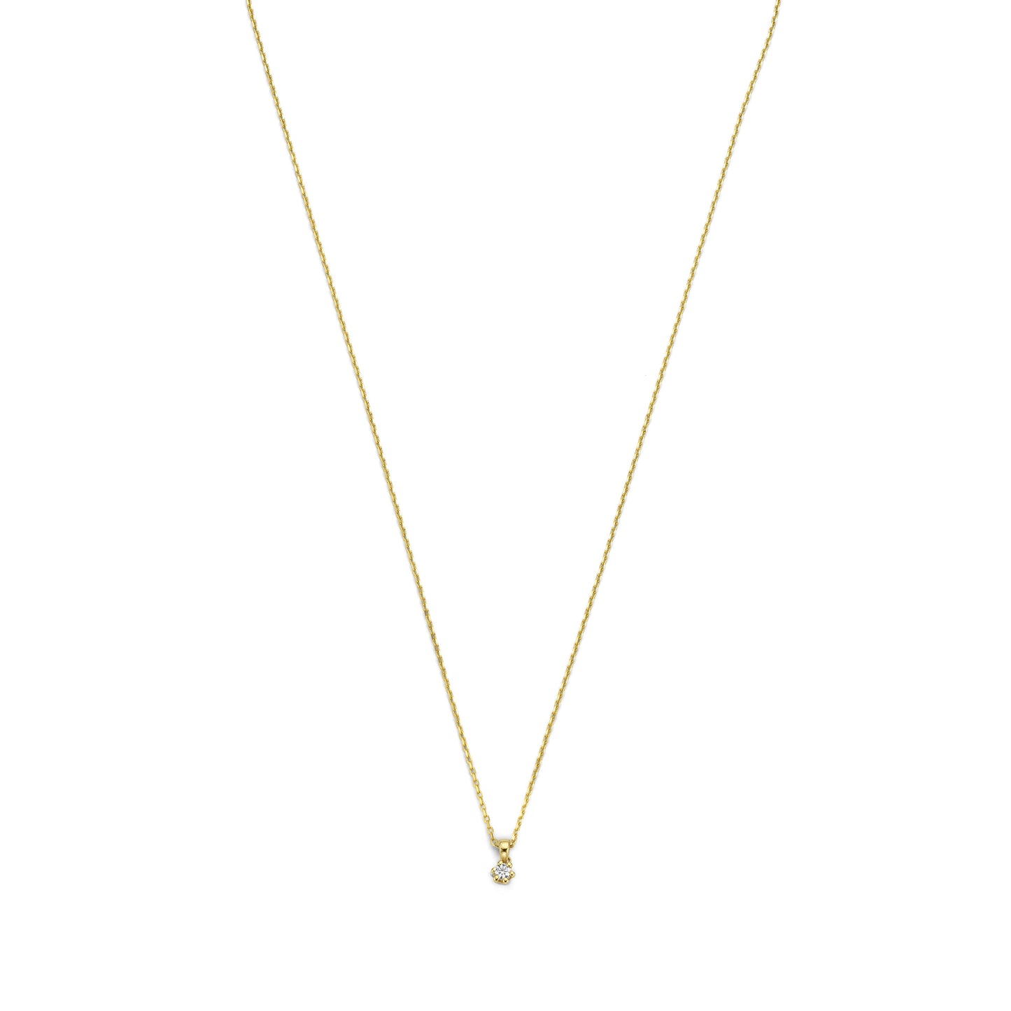 De la Paix Emily 14 karat gold necklace with diamond 0.05 carat -  - Isabel Bernard