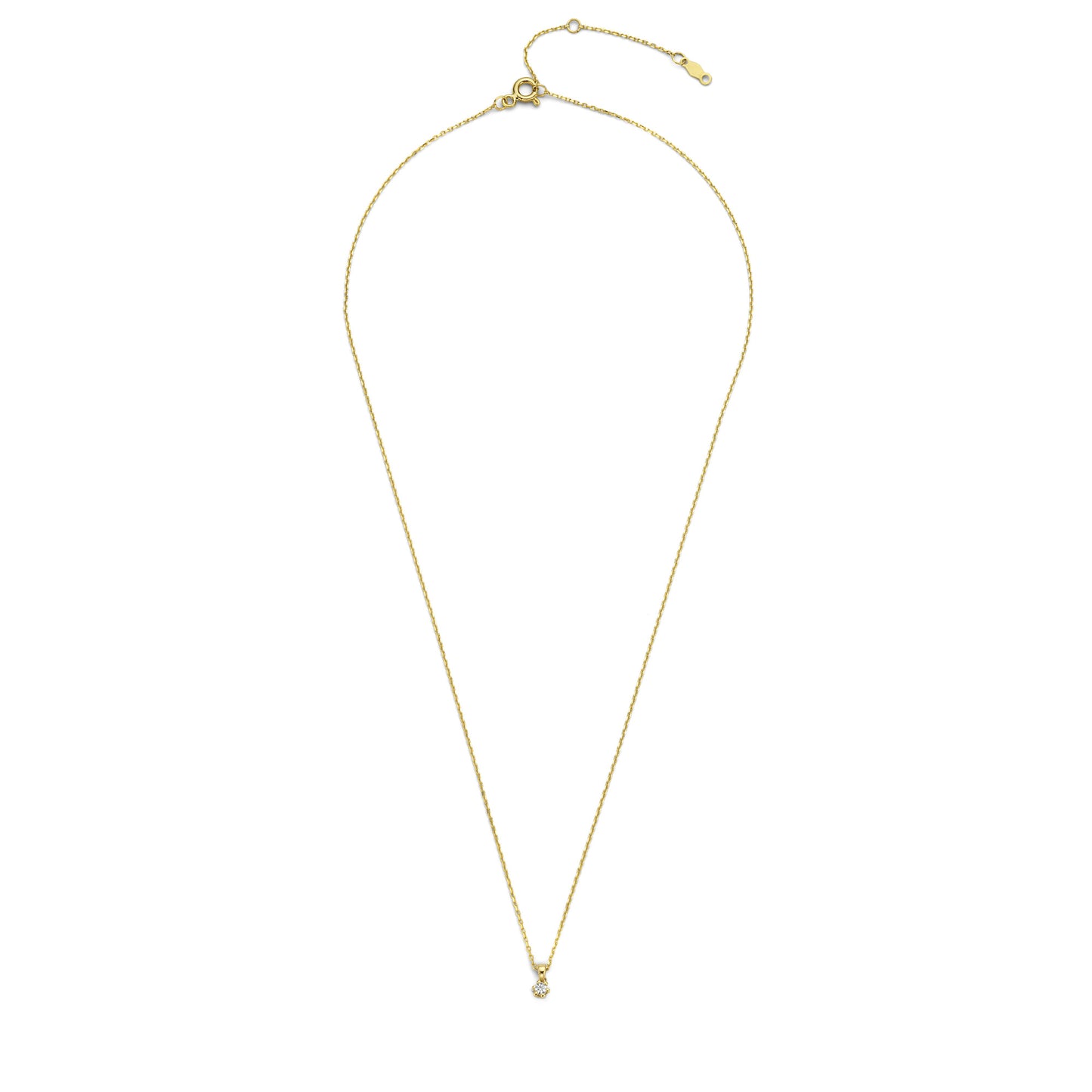 De la Paix Emily 14 karat gold necklace with diamond 0.05 carat -  - Isabel Bernard